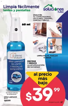 Nuevas ofertas de Fuller válidas en toda la República Mexicana desde el 09.07.2025. ¡Encuentra las mejores ofertas en Fuller campaña 7 2025! | Página: 89