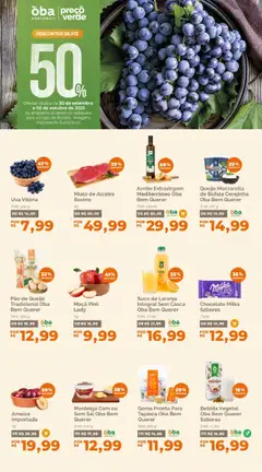 Oba Hortifruti - Ofertas da semana - Pré-Visualização do folheto da loja Oba Hortifruti, válido de 30.09.2025