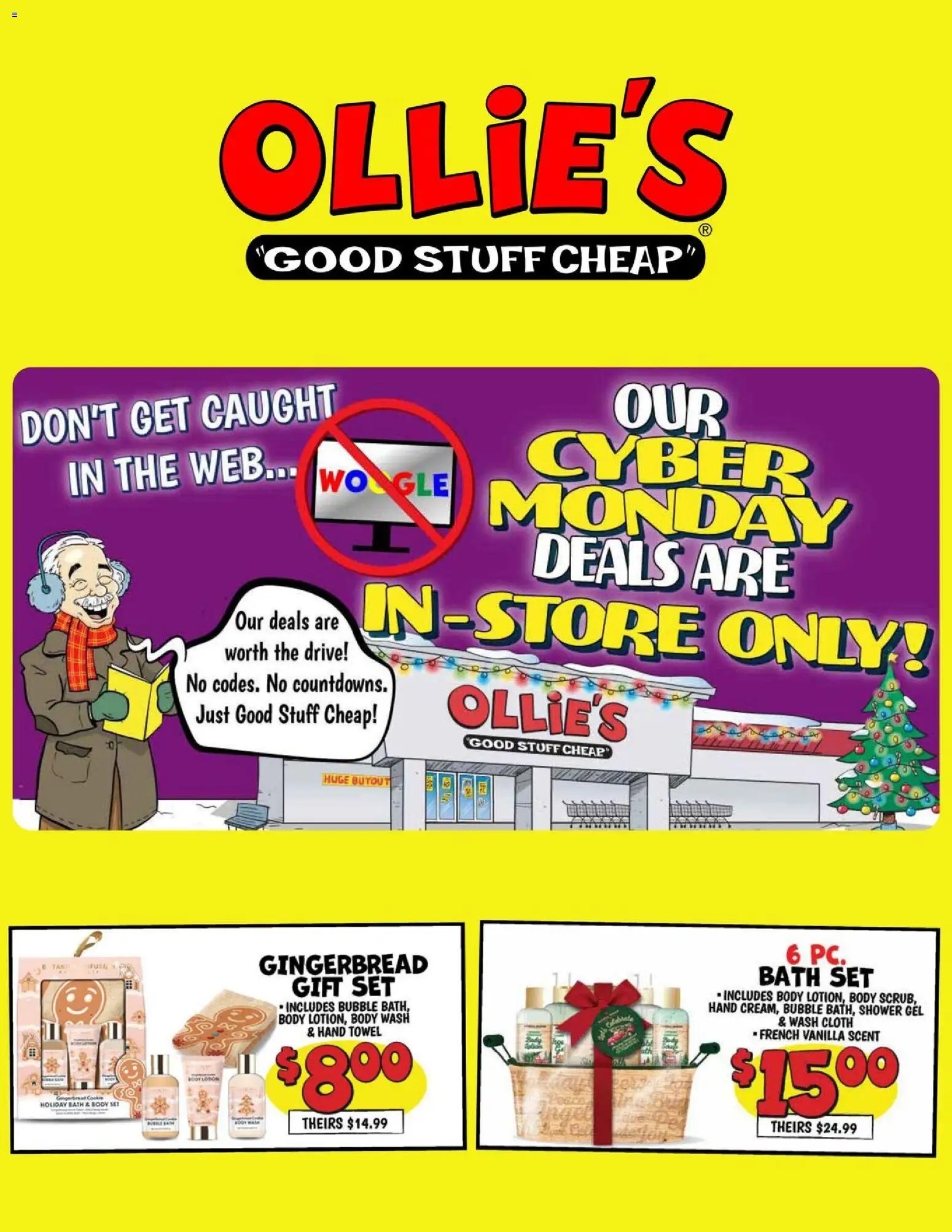 Ollie's Cyber Monday - valid from 01.12.2025 | Page: 1 | Products: Bath, Shower, Shower gel, Body Wash