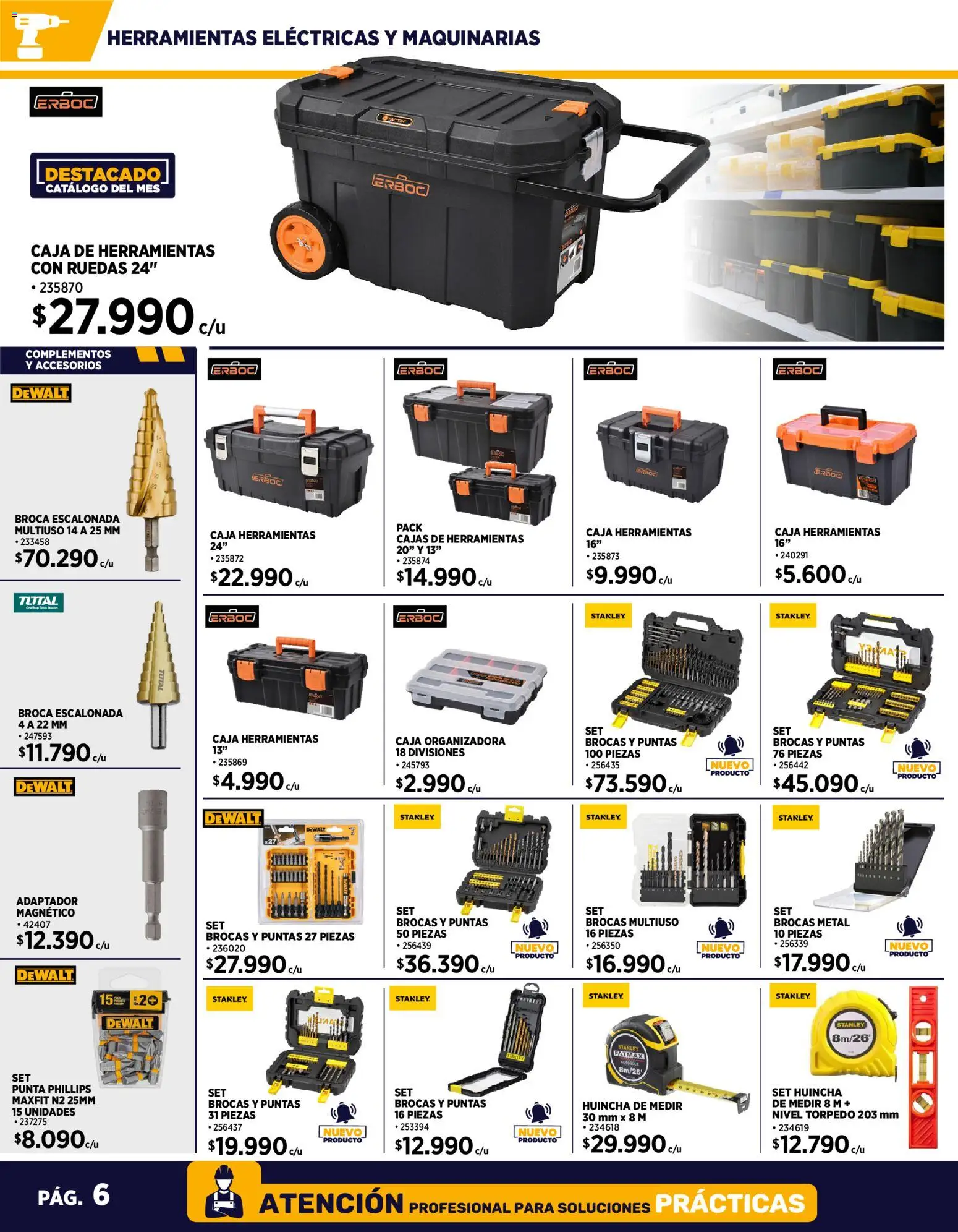 Construmart Ofertas │ válido desde el 01.12.2025 | Página: 6 | Productos: Adaptador, Caja, Caja de herramientas