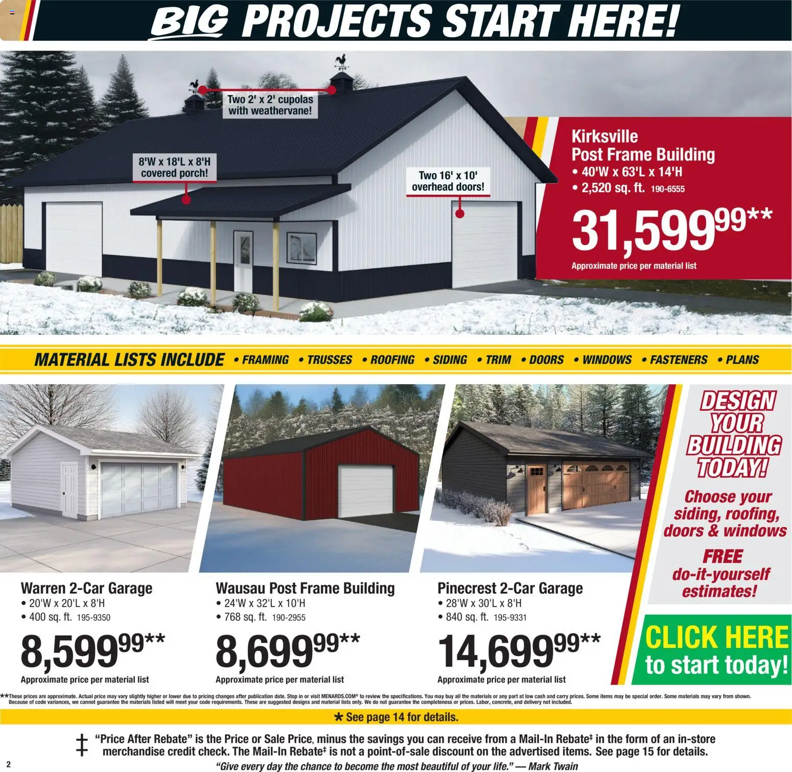 Menards Weekly Ad - valid from 11.01.2026 | Page: 2