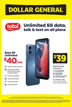 Preview of Dollar General weekly ads valid from 21.12.2025