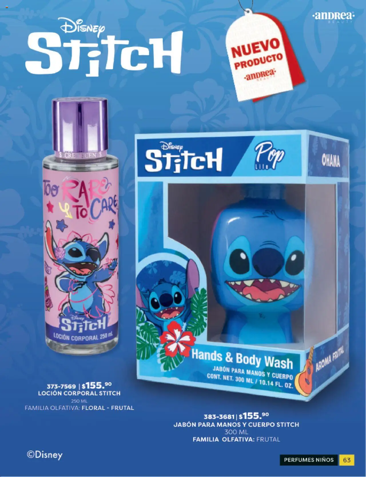 Nuevas ofertas de Andrea válidas en toda la República Mexicana desde el 24.08.2025. ¡Encuentra las mejores ofertas en Andrea - Catálogo Beauty Campaña 5! | Página: 63 | Productos: Loción, Body, Jabón