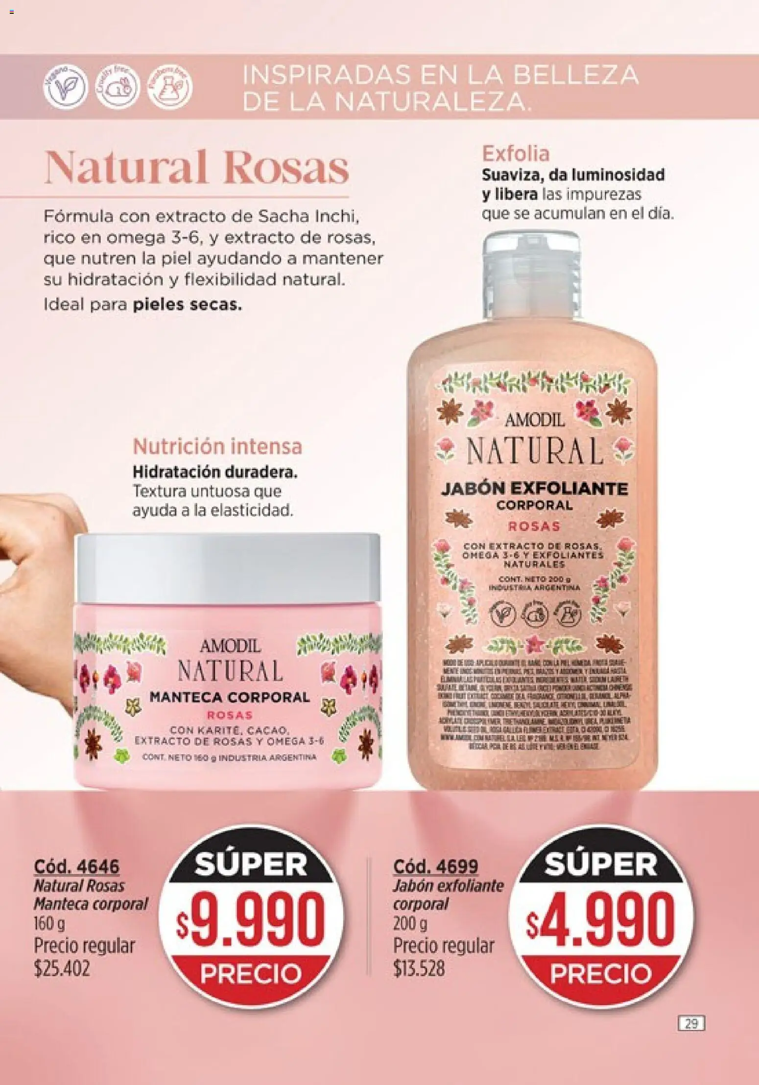 Amodil - Campaña 8 │ válido desde el 08.04.2026 | Página: 29 | Productos: Jabón, Manteca