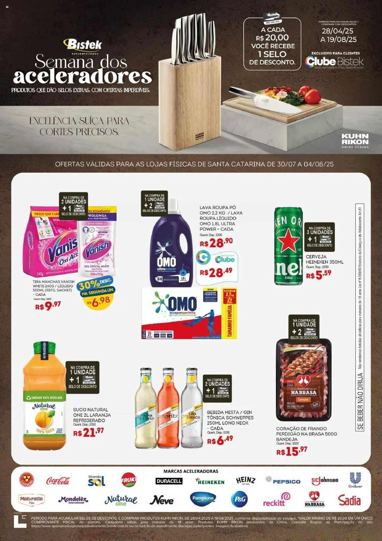 Bistek Supermercados Folheto - válido de 30.07.2025 | Página: 2 | Produtos: Tira manchas, Gin, Vodka, Vanish
