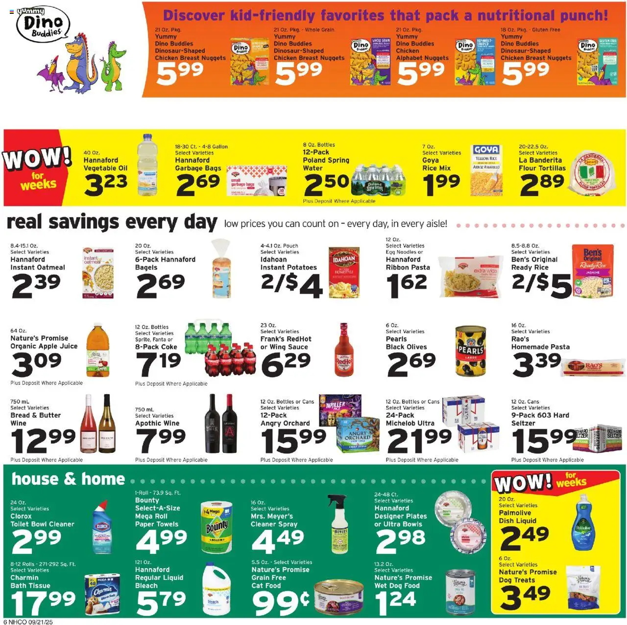 Hannaford Weekly Ad - valid from 21.09.2025 | Page: 6 | Products: Bath, Rice, Noodles, Potatoes