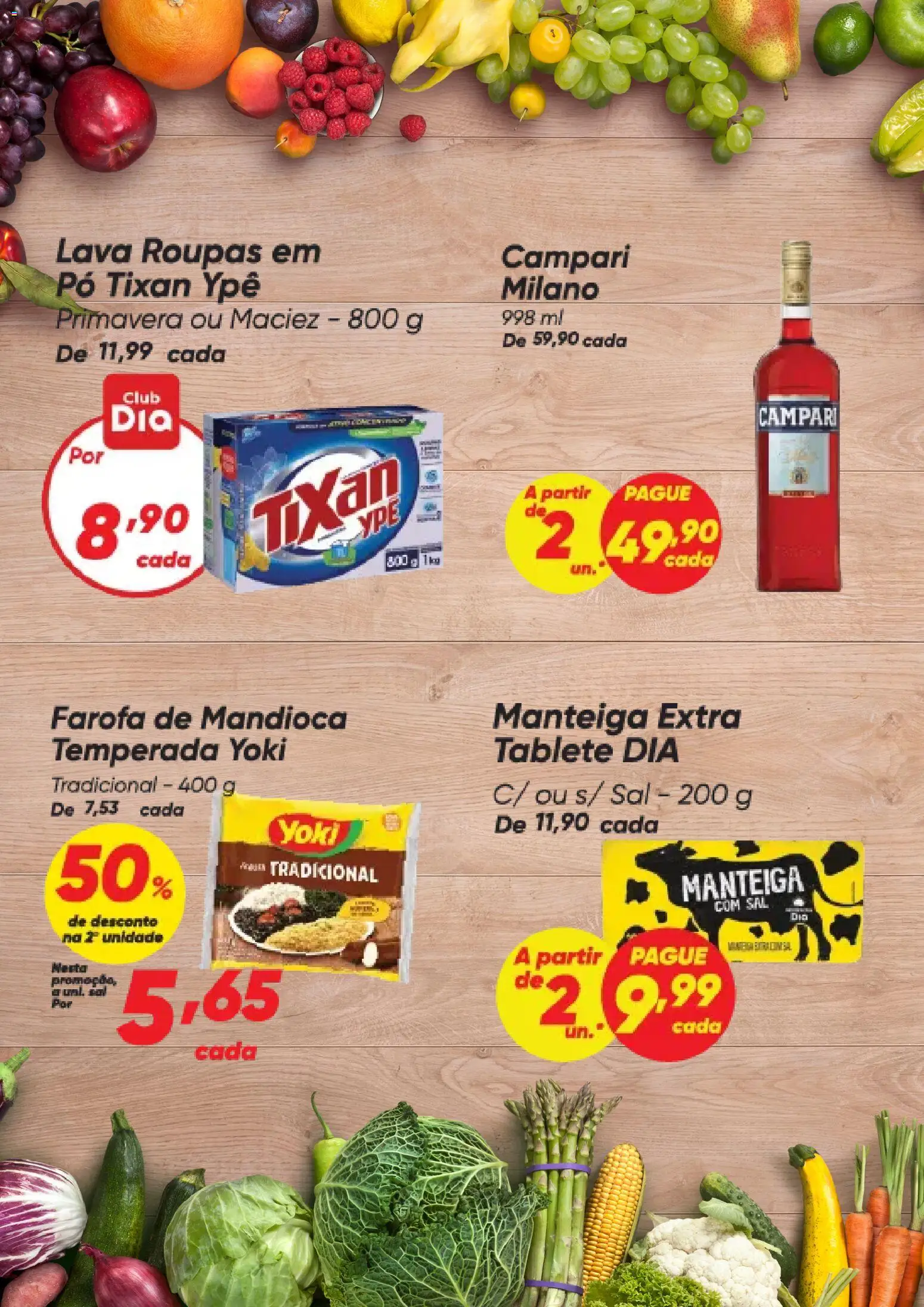 Dia Folheto - válido de 30.12.2025 | Página: 7 | Produtos: Pó, Manteiga, Roupas, Campari