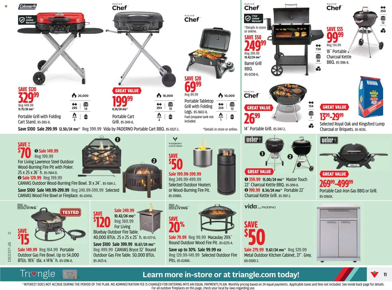 Canadian Tire flyer valid from 23.04.2026 | Page: 11 | Products: Grill, Kettle