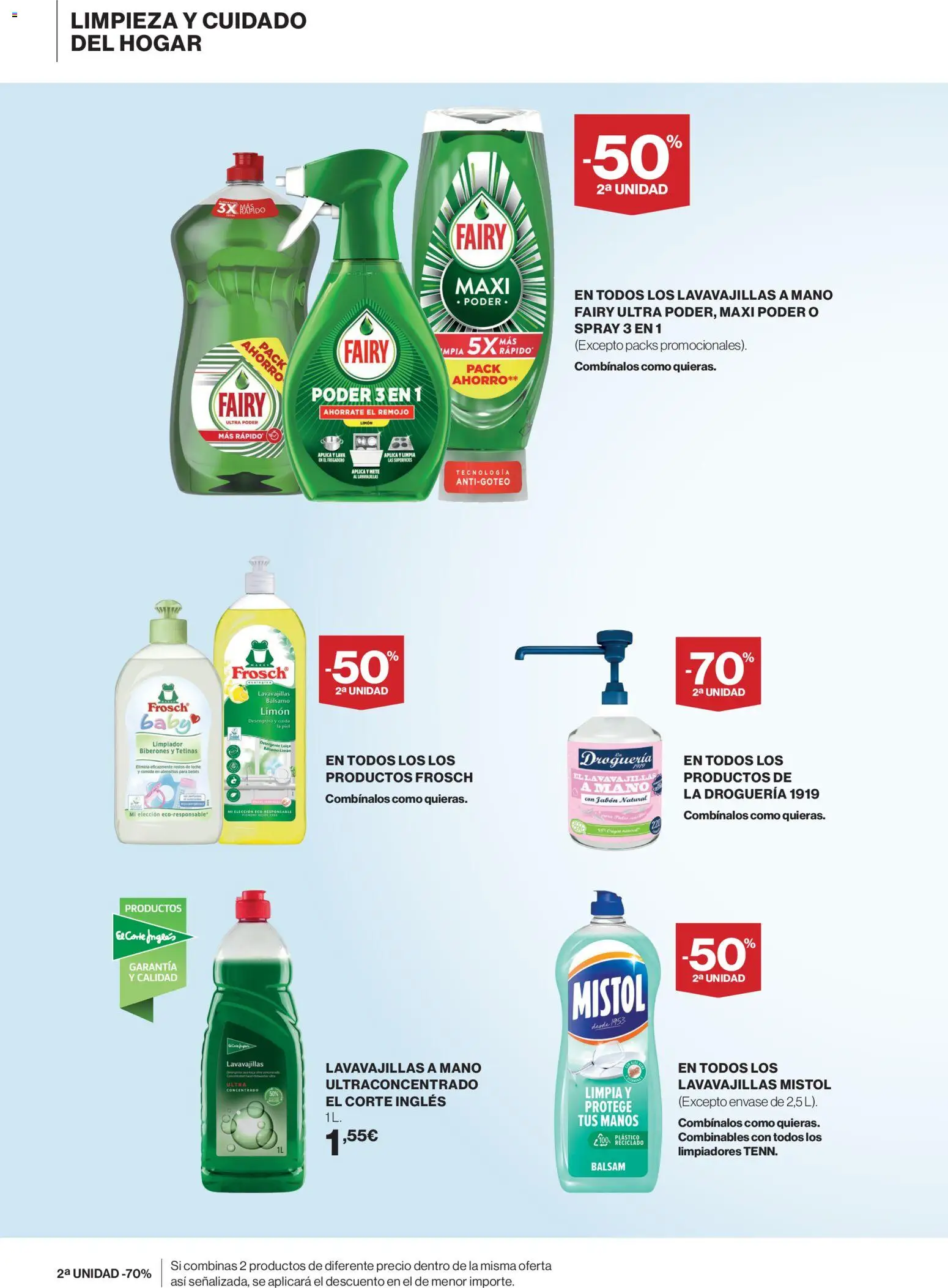 Nuevas ofertas de El Corte Inglés válidas en toda la República Mexicana desde el 07.01.2026. ¡Encuentra las mejores ofertas en El Corte Inglés catálogo Las Mejores Marcas en limpieza y Perfumería! | Página: 6 | Productos: Limón, Bálsamo, Limpiador, Jabón