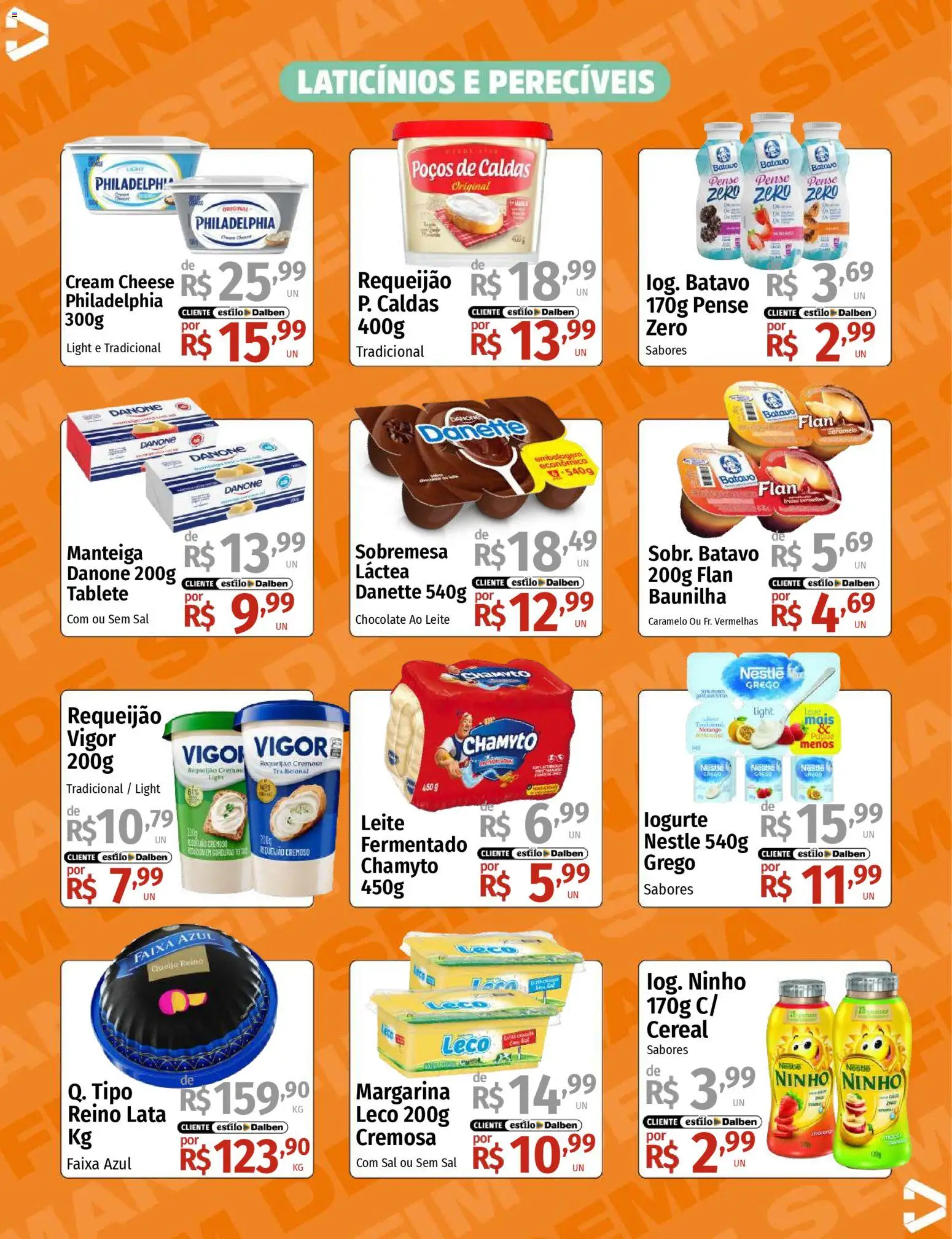 Supermercado Dalben Folheto - válido de 05.12.2025 | Página: 11 | Produtos: Leite, Manteiga, Chocolate, Requeijão