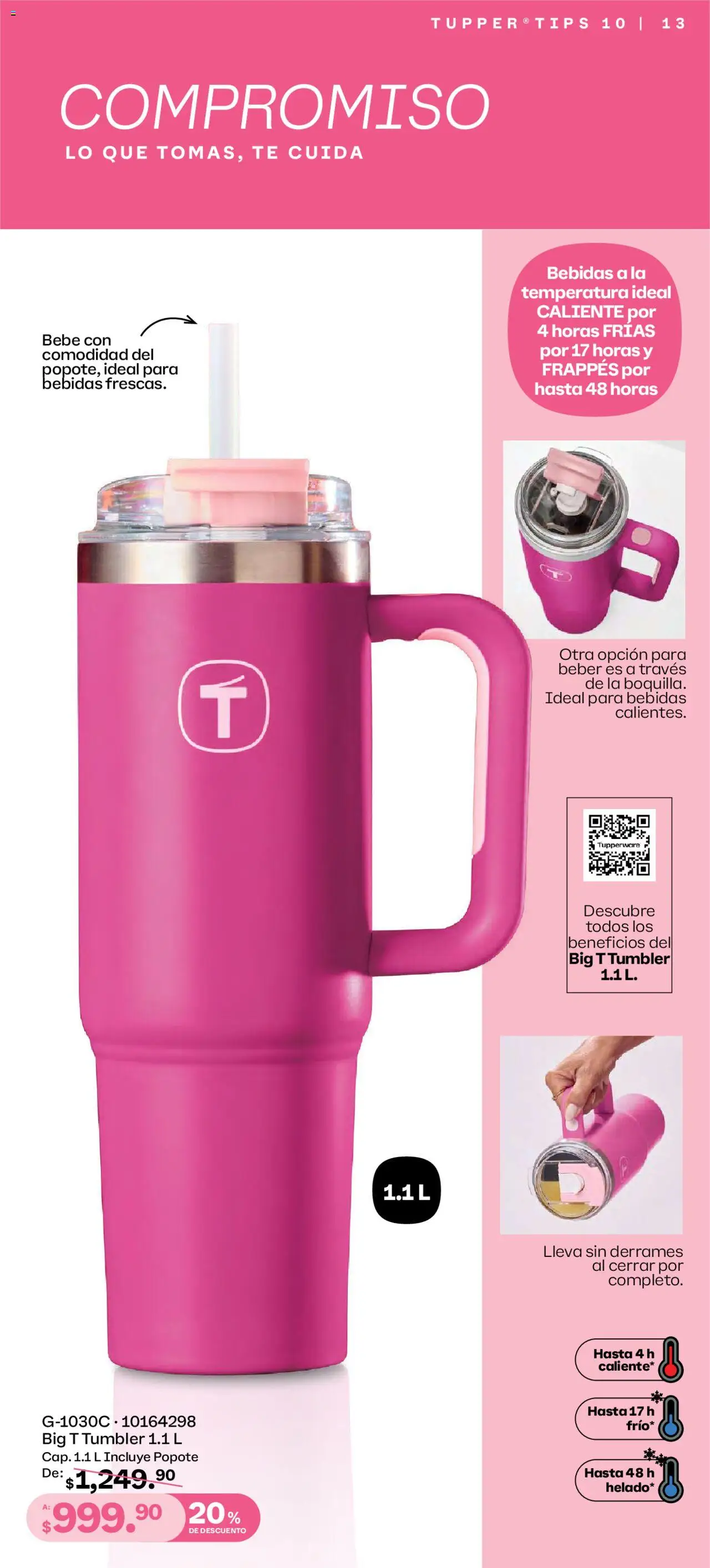 Nuevas ofertas de Tupperware válidas en toda la República Mexicana desde el 08.09.2025. ¡Encuentra las mejores ofertas en Tupperware - Catálogo! | Página: 13 | Productos: Tupper, Té