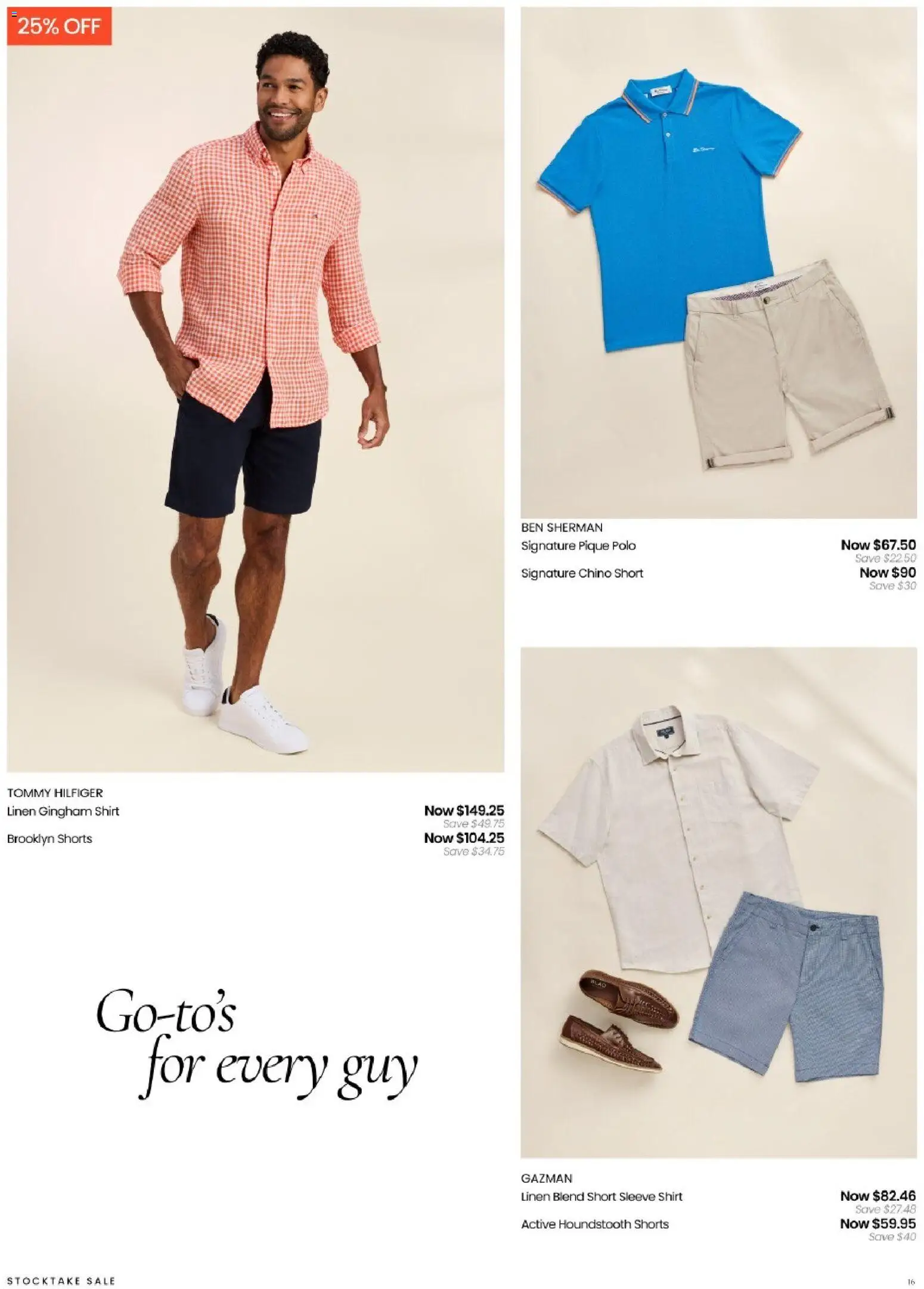 Myer catalogue - valid from 05.01.2026 | Page: 16 | Products: Linen, Shirt, Shorts