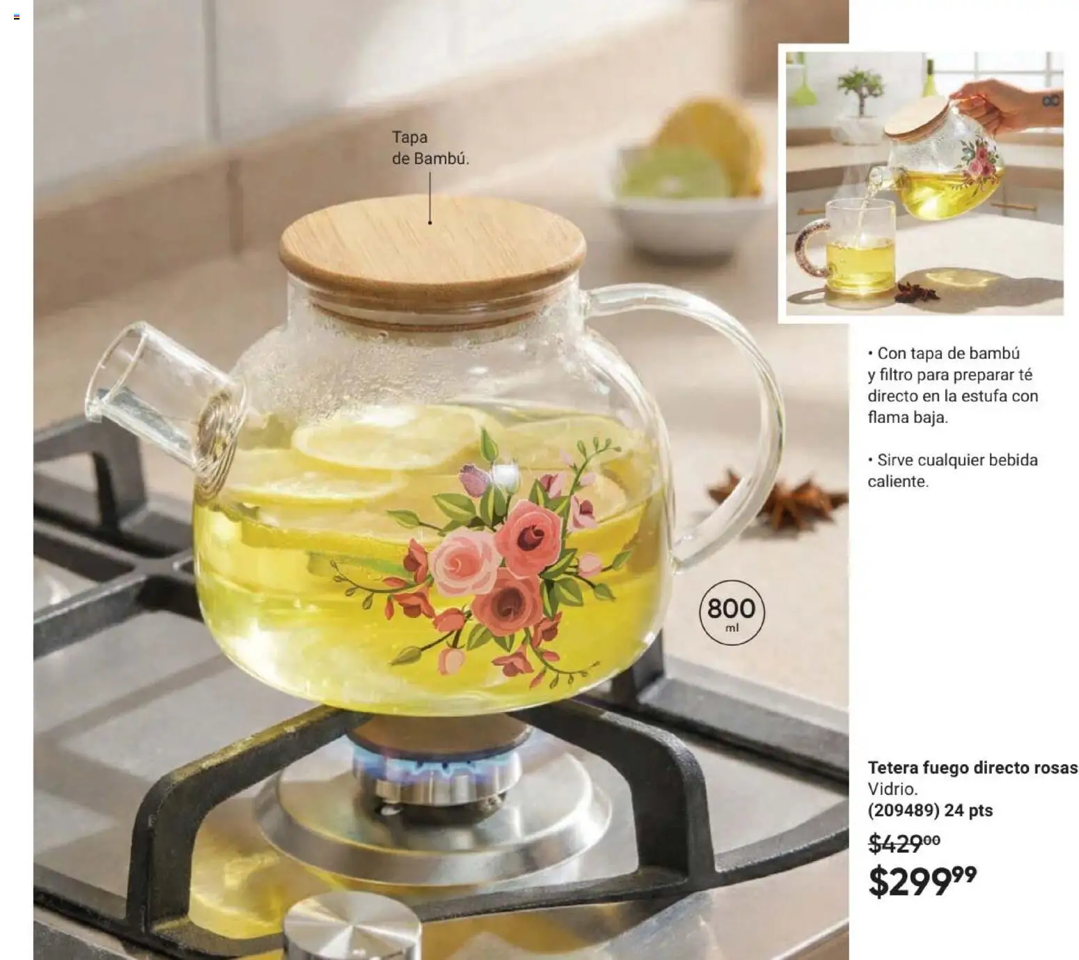 Nuevas ofertas de AVON válidas en toda la República Mexicana desde el 02.04.2026. ¡Encuentra las mejores ofertas en AVON Casa & Estilo 6 2026! | Página: 63 | Productos: Tetera, Té