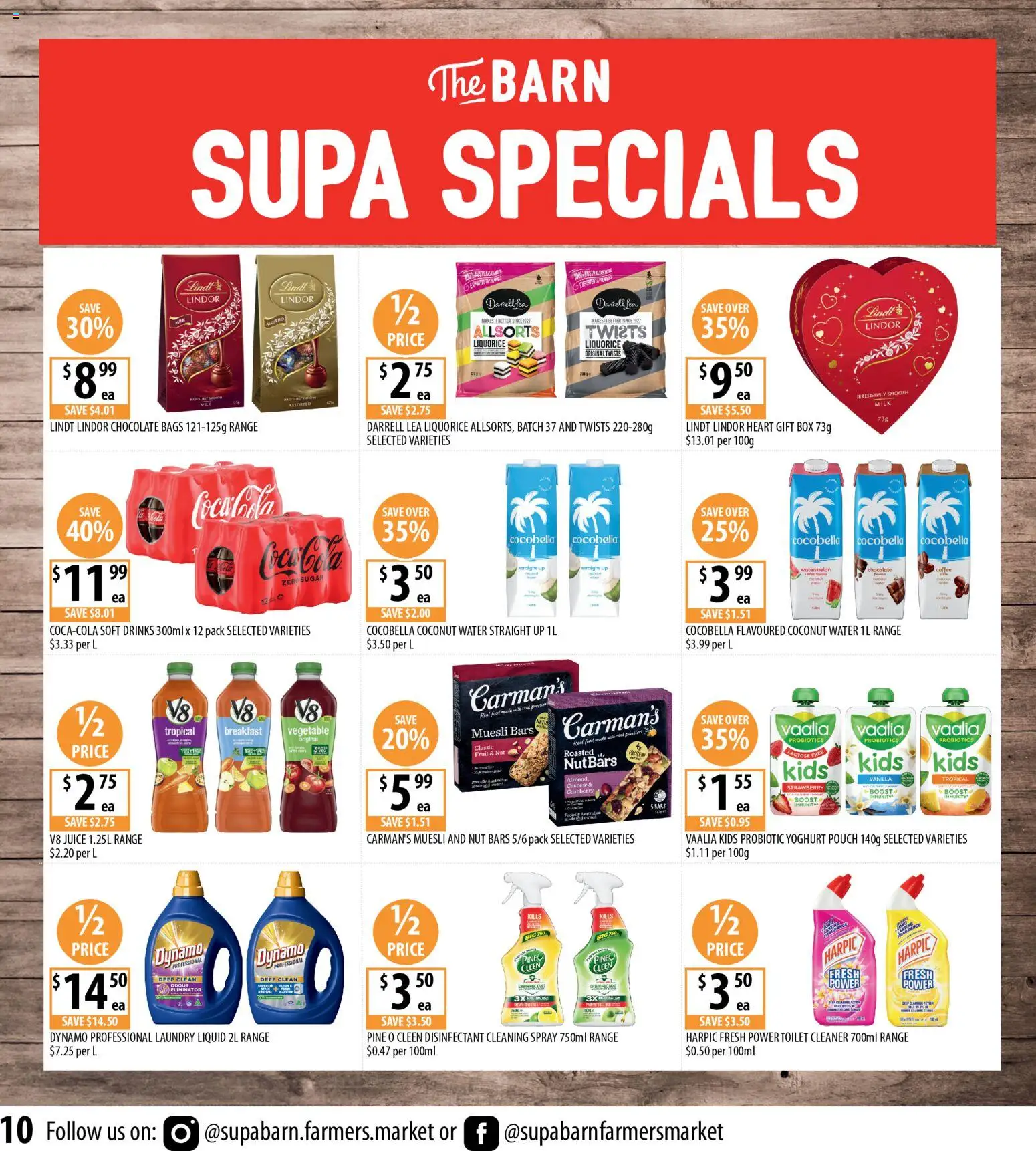 Supabarn catalogue - valid from 04.02.2026 | Page: 10 | Products: Cleaner, Yoghurt, Juice, Laundry