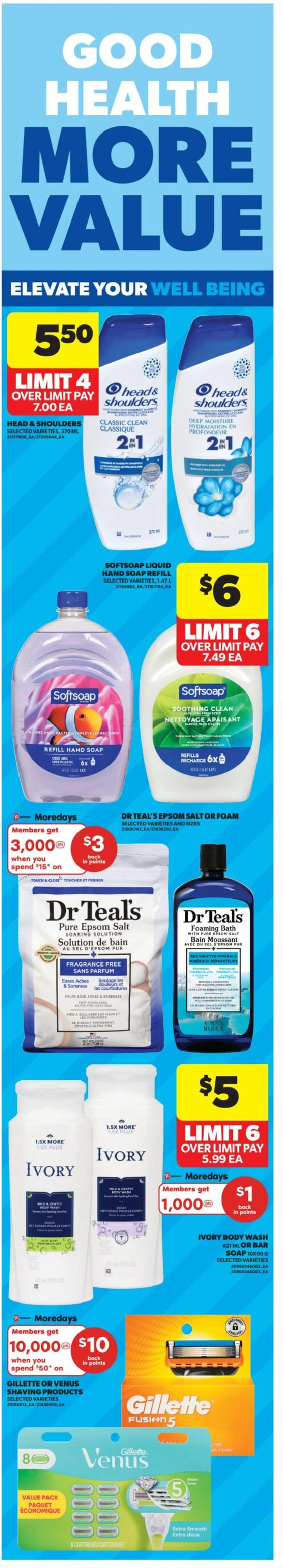 Real Canadian Superstore flyer valid from 29.01.2026 | Page: 5 | Products: Fragrance, Soap, Body wash, Bath
