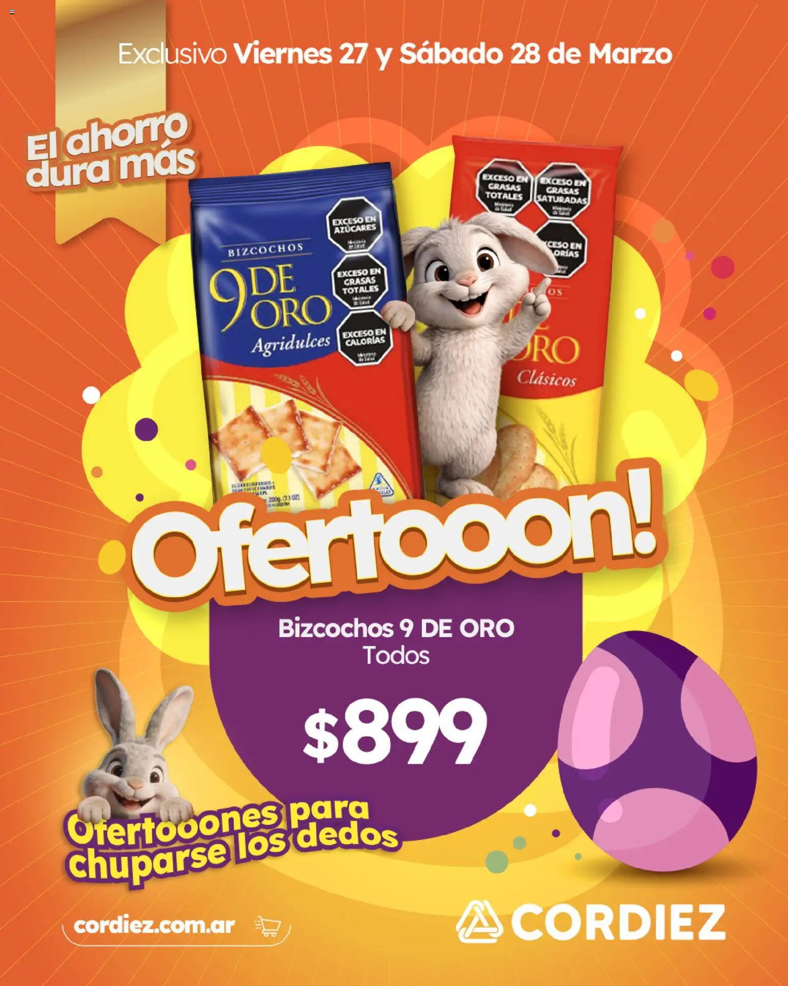 Cordiez ofertas │ válido desde el 26.03.2026 | Página: 3 | Productos: Bizcochos