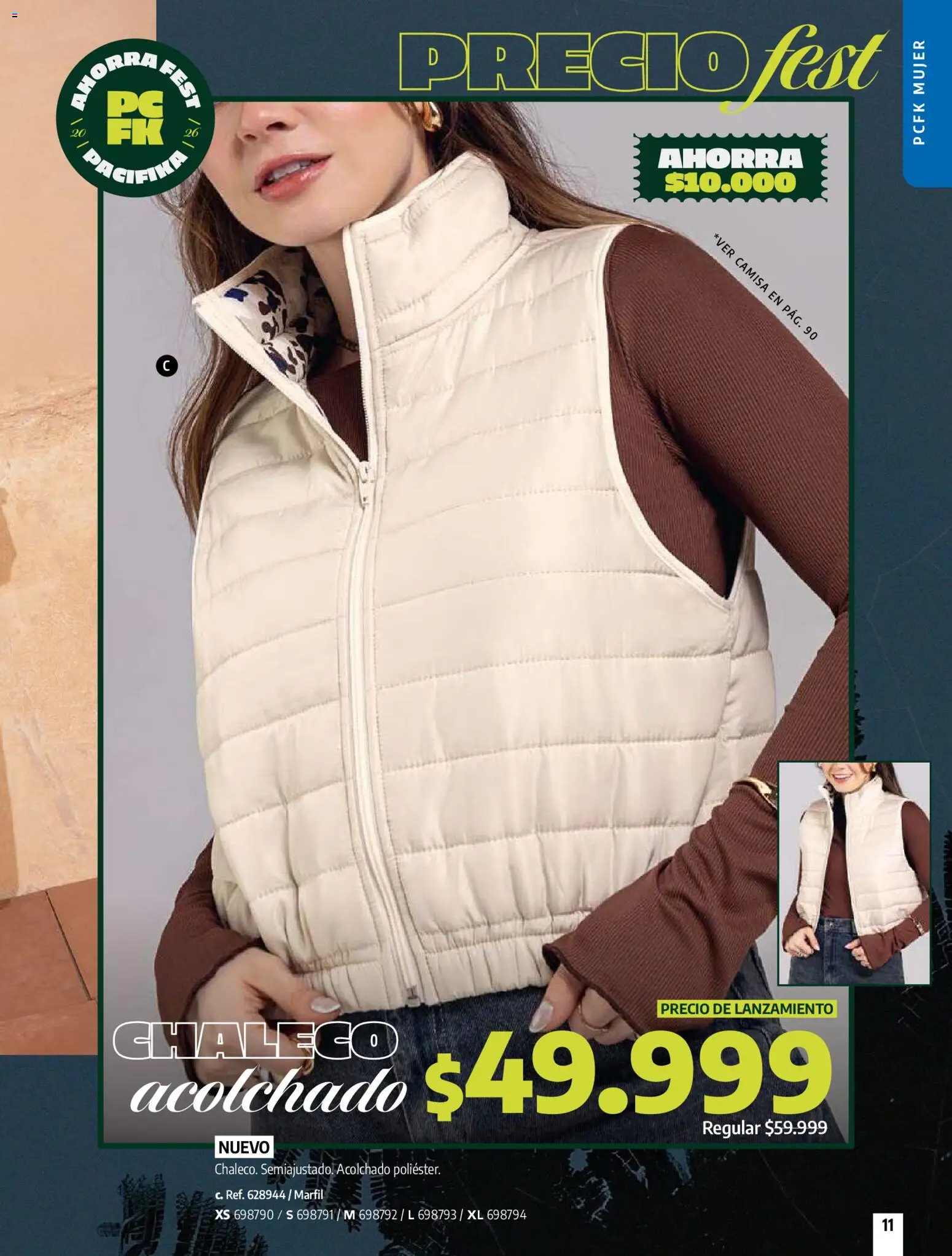 Pacifika revista - valida desde el 01.02.2026 | Página: 11 | Productos: Camisa, Chaleco