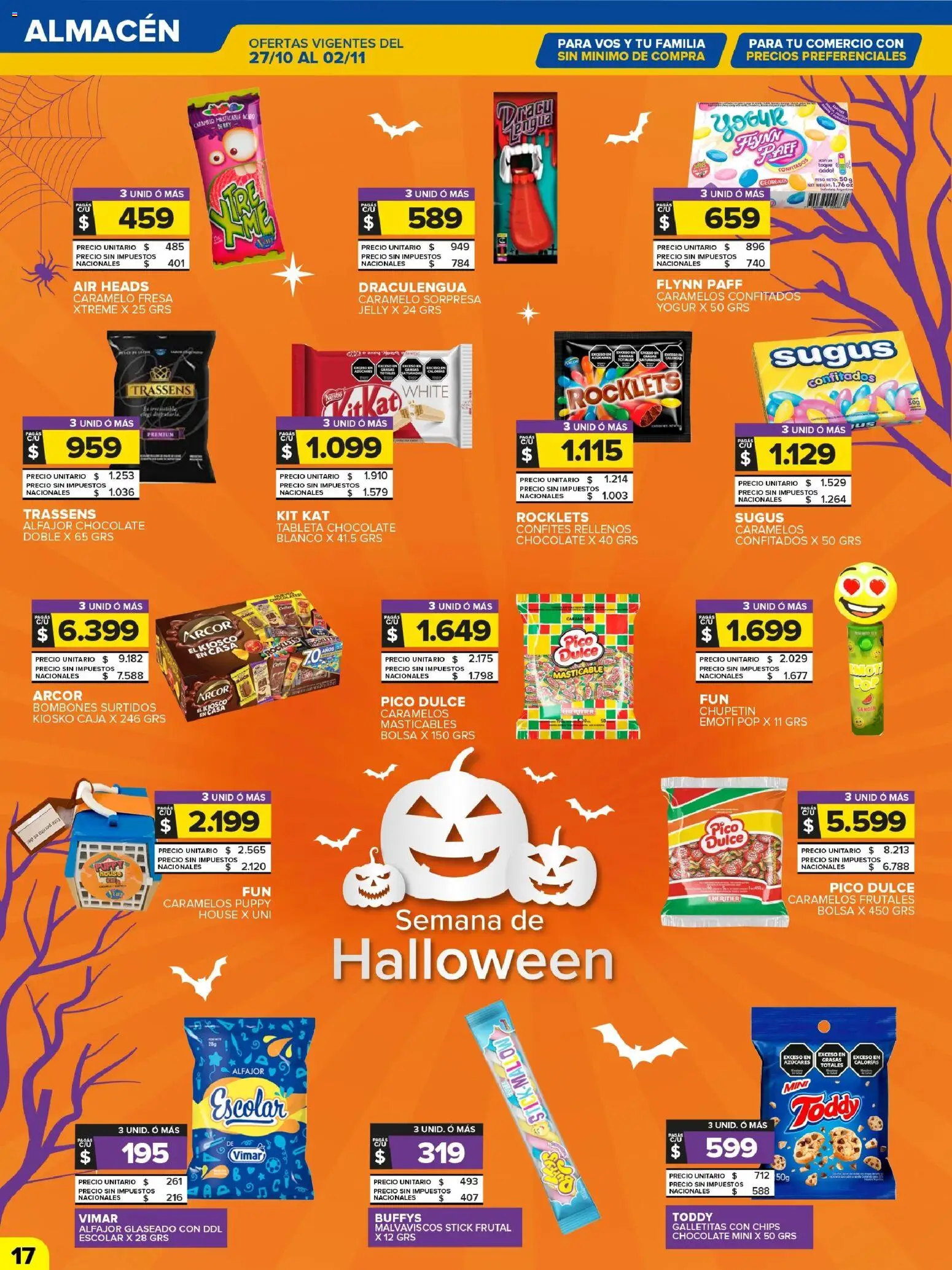 Carrefour Maxi - Catálogo - Jujuy │ válido desde el 27.10.2025 | Página: 17 | Productos: Tableta, Galletitas, Caja, Chocolate