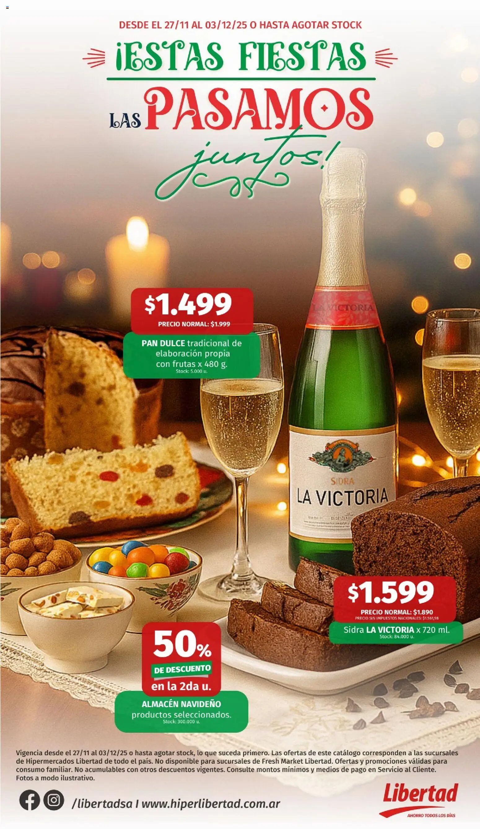 Hipermercado Libertad - Especial Mesa Navideña │ válido desde el 27.11.2025 | Página: 1
