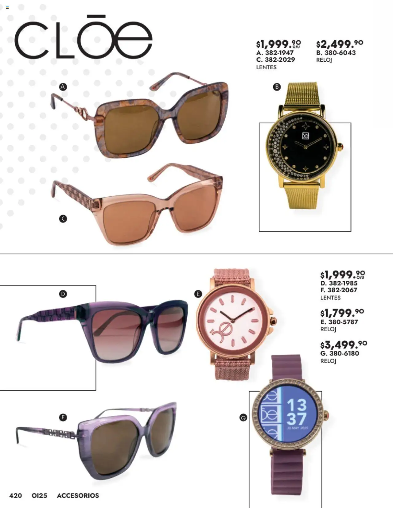 Nuevas ofertas de Andrea válidas en toda la República Mexicana desde el 24.08.2025. ¡Encuentra las mejores ofertas en Andrea - Catálogo Accesorios! | Página: 34 | Productos: Lentes, Reloj