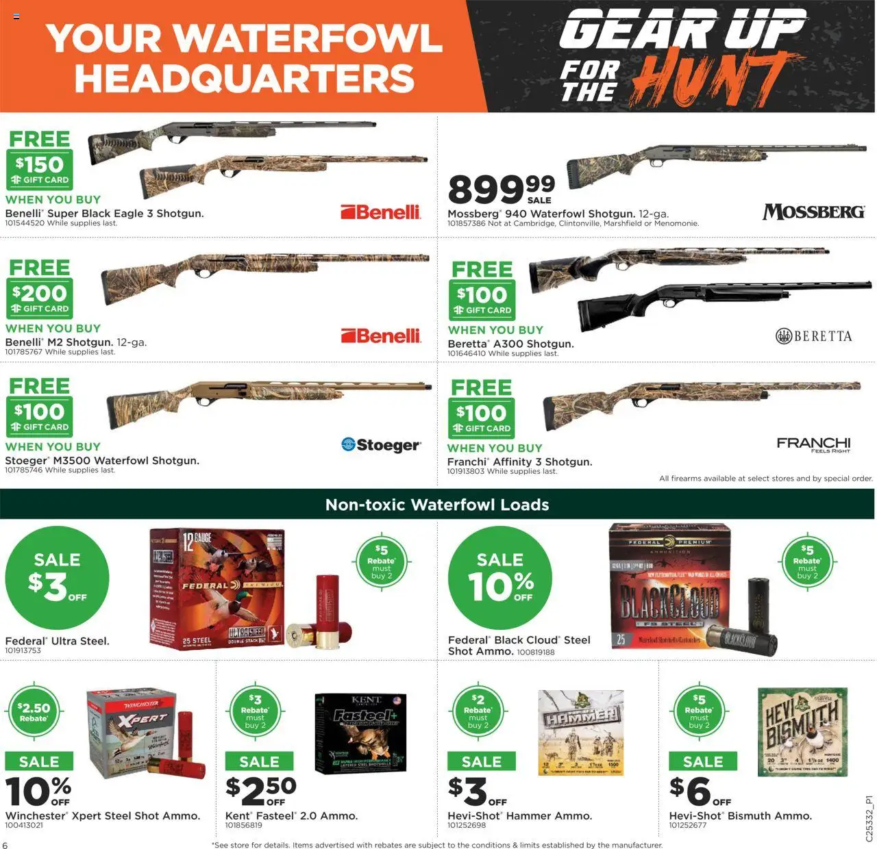 Mills Fleet Farm Gear Up For the Hunt - valid from 14.08.2025 | Page: 6 | Products: Hammer, Waterfowl