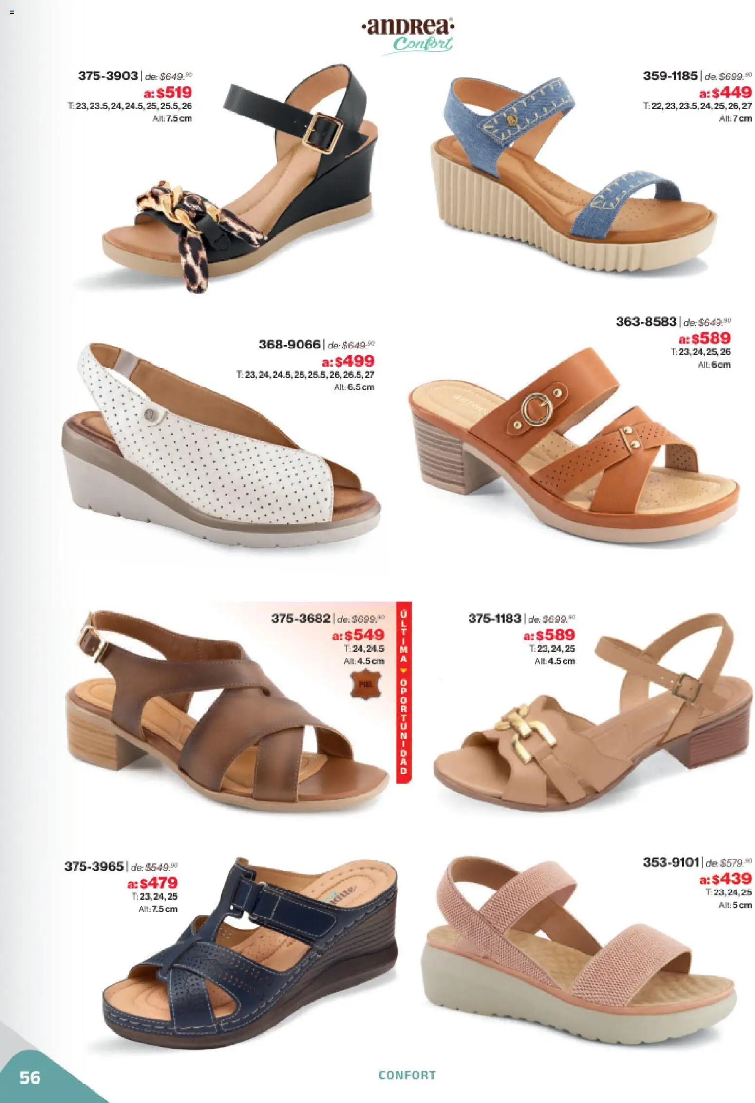 Nuevas ofertas de Andrea válidas en toda la República Mexicana desde el 02.11.2025. ¡Encuentra las mejores ofertas en Andrea catálogo Outlet! | Página: 56