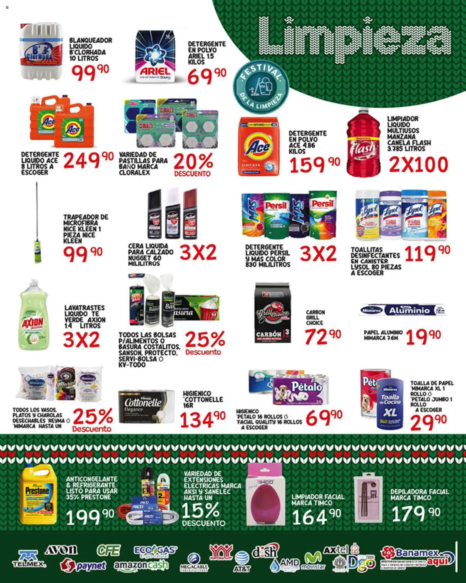 Nuevas ofertas de Alsuper válidas en toda la República Mexicana desde el 28.11.2025. ¡Encuentra las mejores ofertas en Alsuper folleto Durango! | Página: 5 | Productos: Extensión, Cera, Depiladora, Cocina