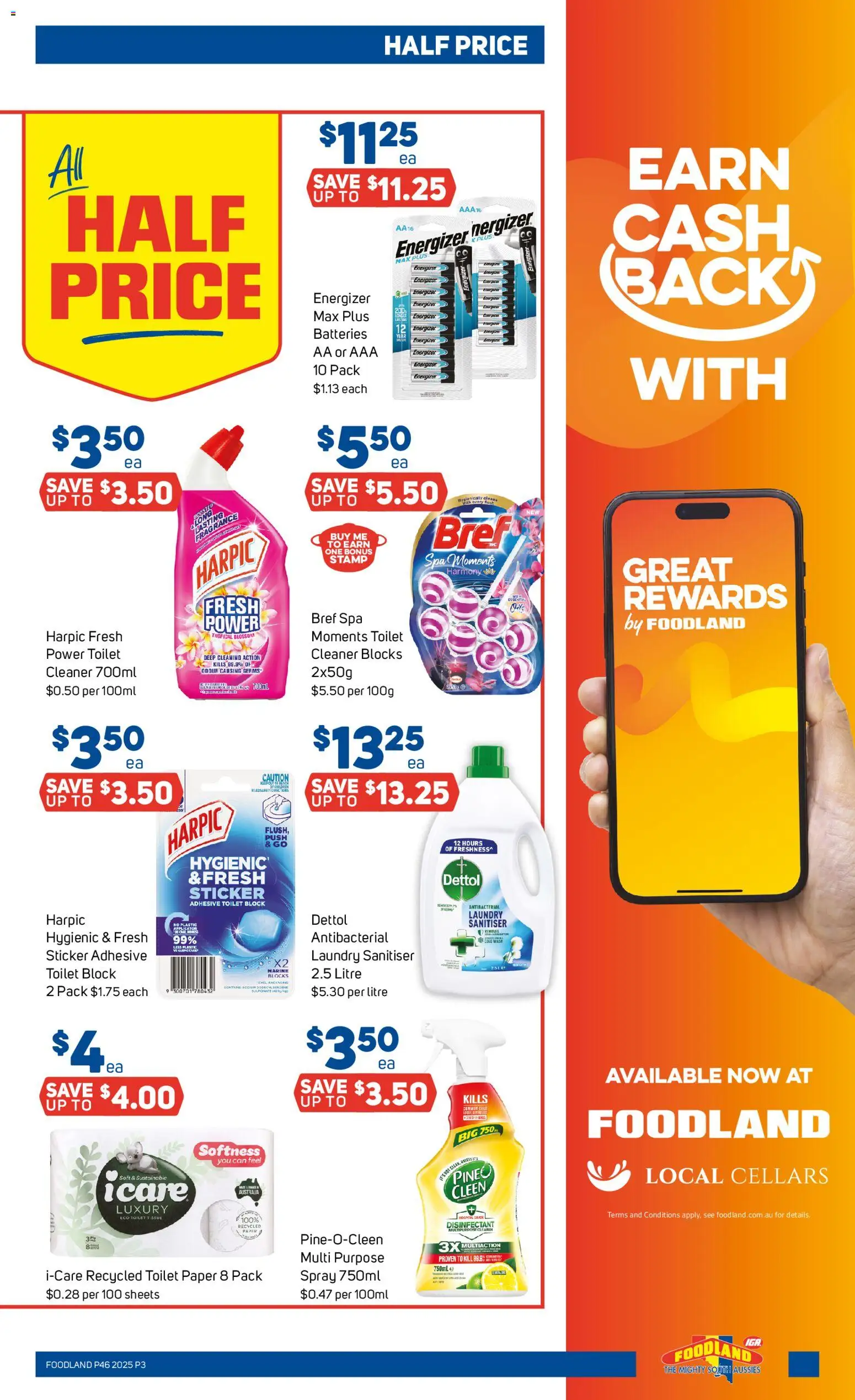 Foodland catalogue - valid from 12.11.2025 | Page: 3 | Products: Fragrance, Cleaner, Toilet paper, Laundry