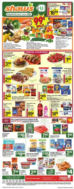 Preview of Shaw's weekly ads valid from 24.04.2026