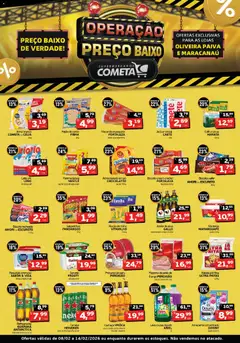 Cometa Supermercados - Ofertas Operação Preço Baixo - Pré-Visualização do folheto da loja Cometa Supermercados, válido de 08.02.2026