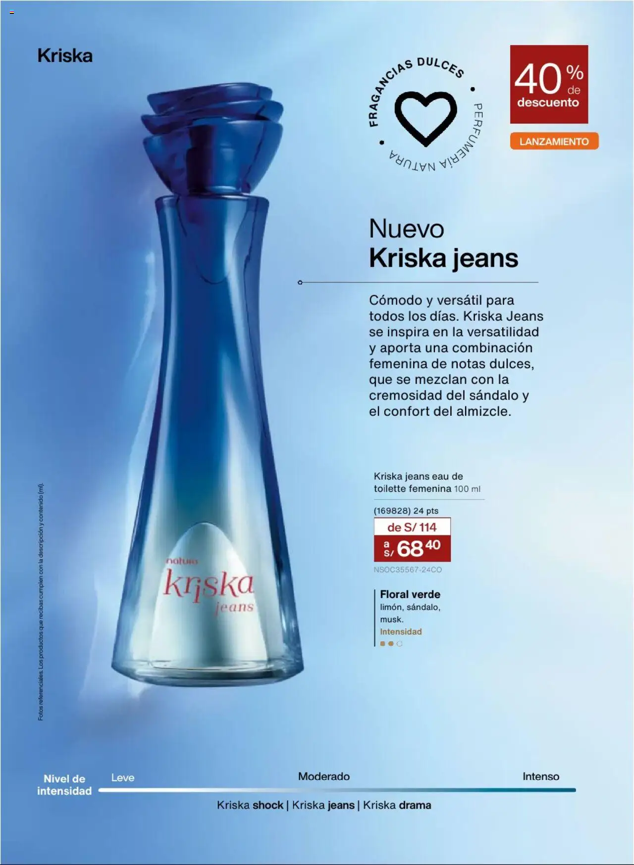 Catálogo Natura válido desde 12.10.2025 | Página: 19 | Productos: Jeans, EAU de Toilette