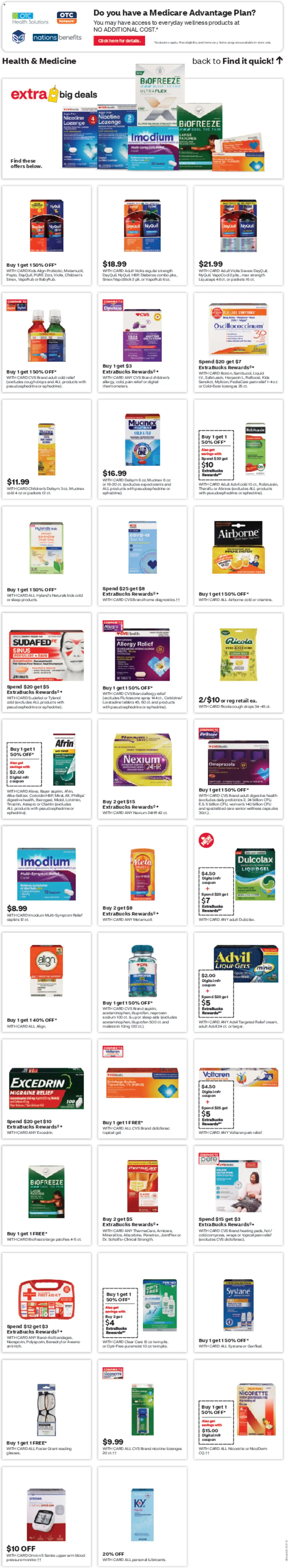 CVS Pharmacy Weekly Ad - KS - valid from 28.12.2025 | Page: 6 | Products: Probiotics, Melatonin, Cap