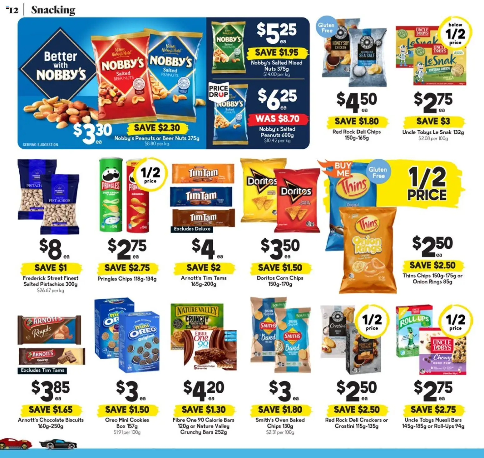 Drakes catalogue - valid from 05.11.2025 | Page: 12 | Products: Crackers, Chocolate, Chips, Salt