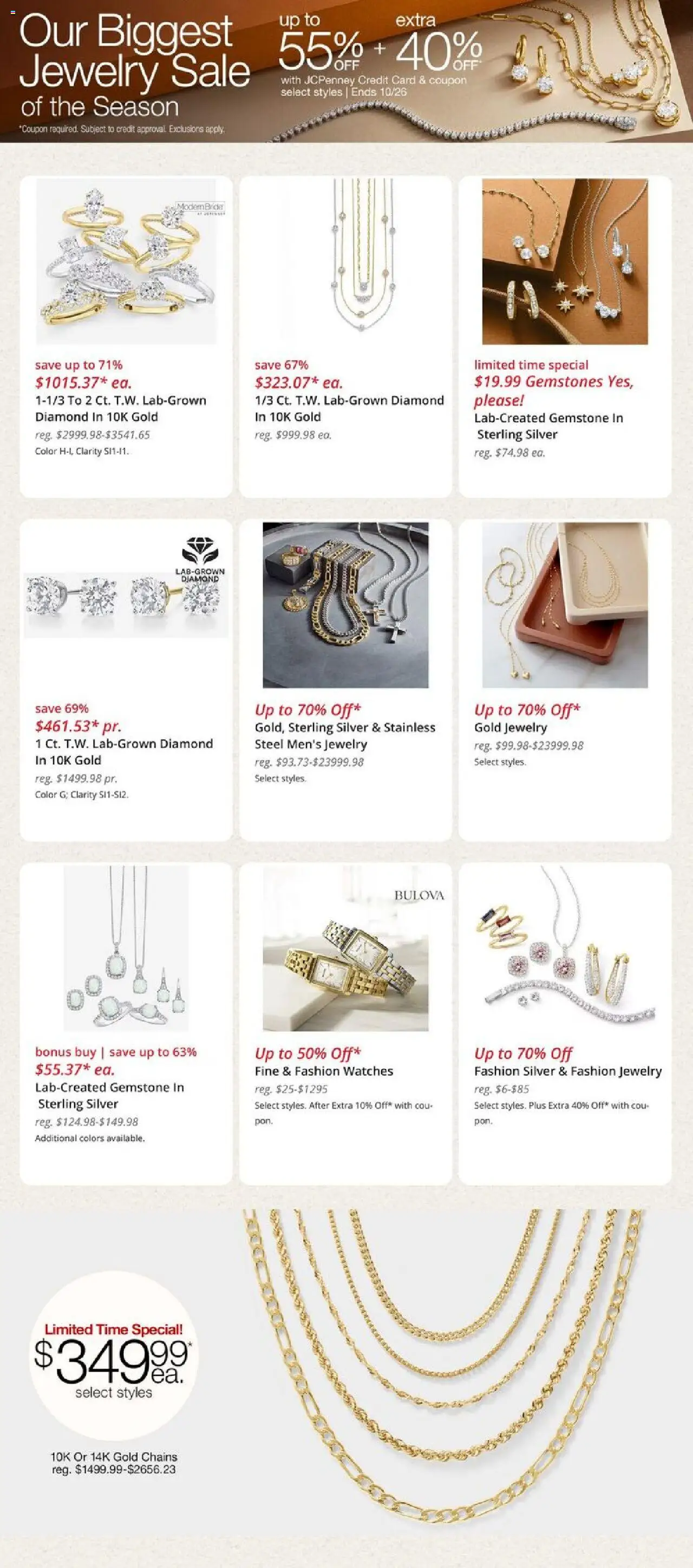 JCPenney Weekly Ad - valid from 29.09.2025 | Page: 7 | Products: Watches