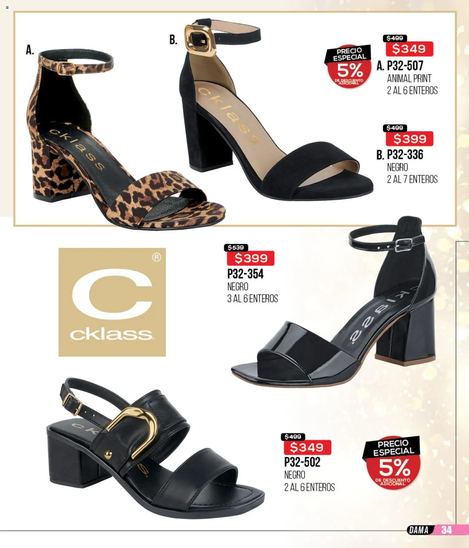 Nuevas ofertas de Cklass válidas en toda la República Mexicana desde el 02.01.2026. ¡Encuentra las mejores ofertas en Cklass catálogo Rebajas Inicio de Año Calzado! | Página: 35