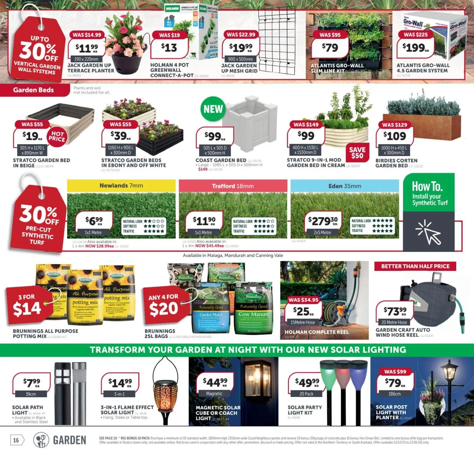 Stratco catalogue - valid from 12.12.2025 | Page: 16 | Products: Table, Light, Cream, Bed