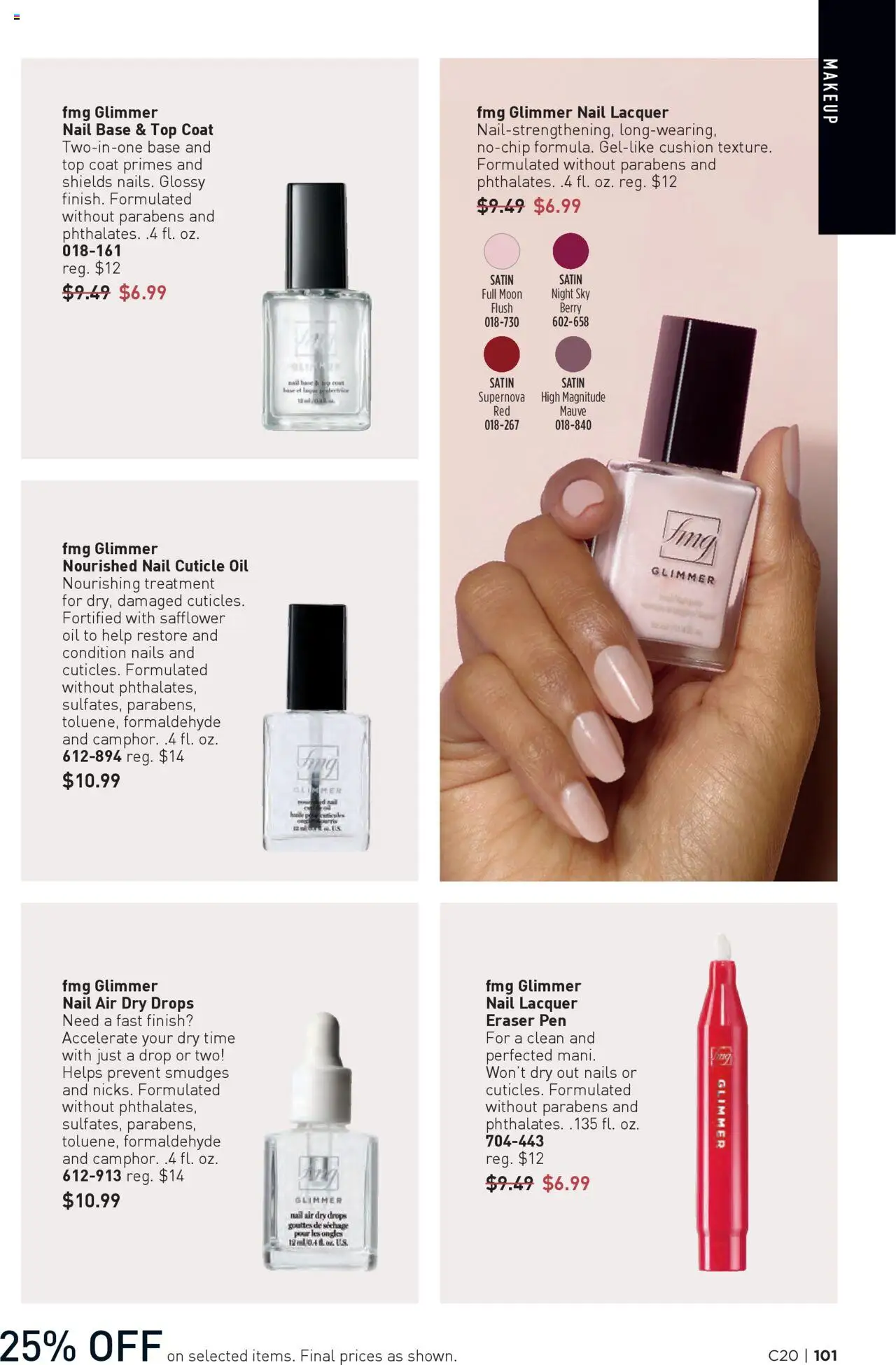 Avon Brochure - valid from 24.09.2025 | Page: 101 | Products: Eraser, Pen, Oil, Coat