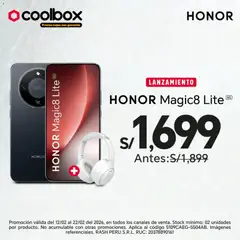 Vista previa de folleto Coolbox - HONOR Magic8 Lite de la Coolbox válido desde 12.02.2026