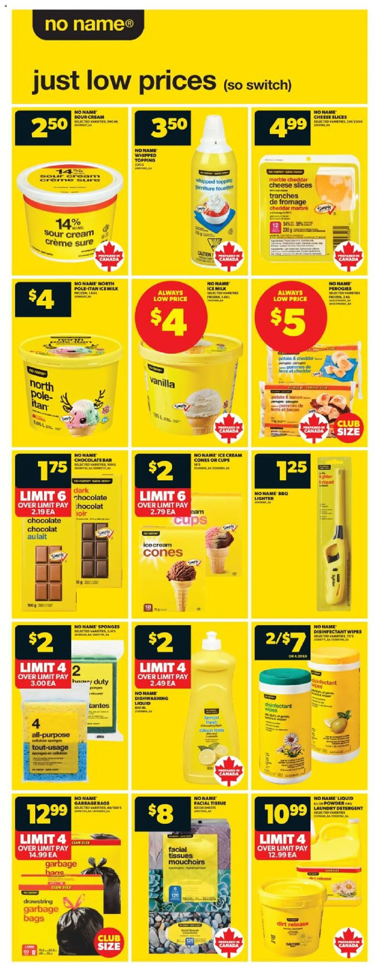 Real Canadian Superstore flyer valid from 23.10.2025 | Page: 7 | Products: Ice cream, Powder, Detergent, Milk