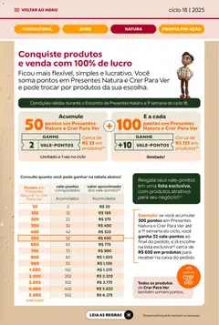 Avon - Campanha 18: Minha Consultoria - Pré-Visualização do folheto da loja Avon, válido de 29.10.2025 | Página: 42 | Produtos: Cerca, Caixa