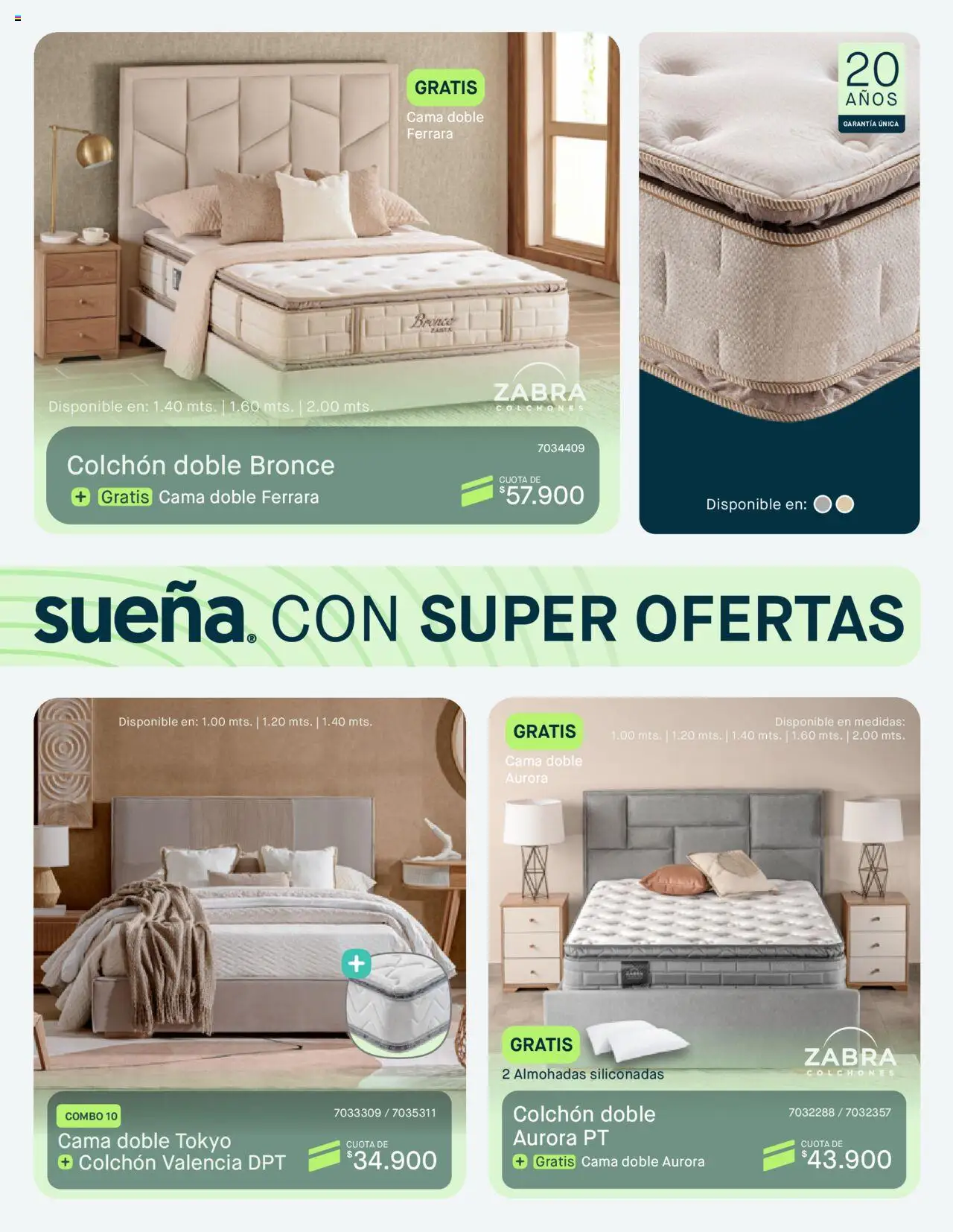 Muebles jamar revista - valida desde el 15.08.2025 | Página: 15 | Productos: Cama, Colchón