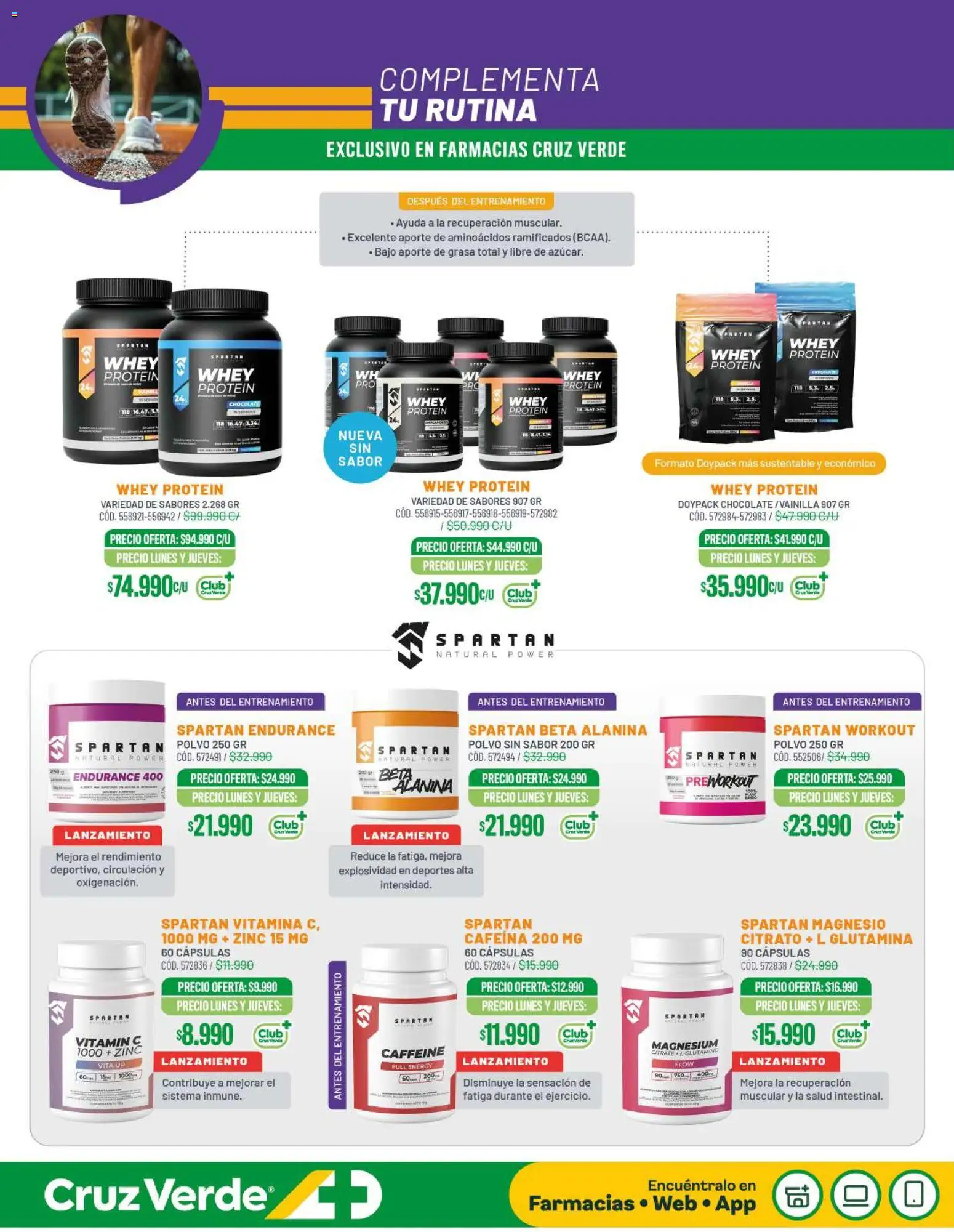 Nutrición Deportiva Cruz Verde │ válido desde el 05.12.2025 | Página: 2 | Productos: Polvo, Chocolate, Azucar