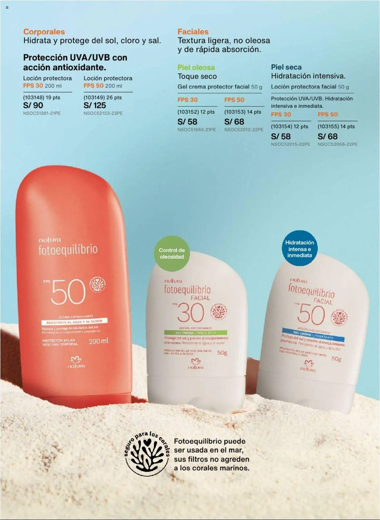 Catálogo Natura válido desde 03.09.2025 | Página: 137 | Productos: Protector solar, Crema