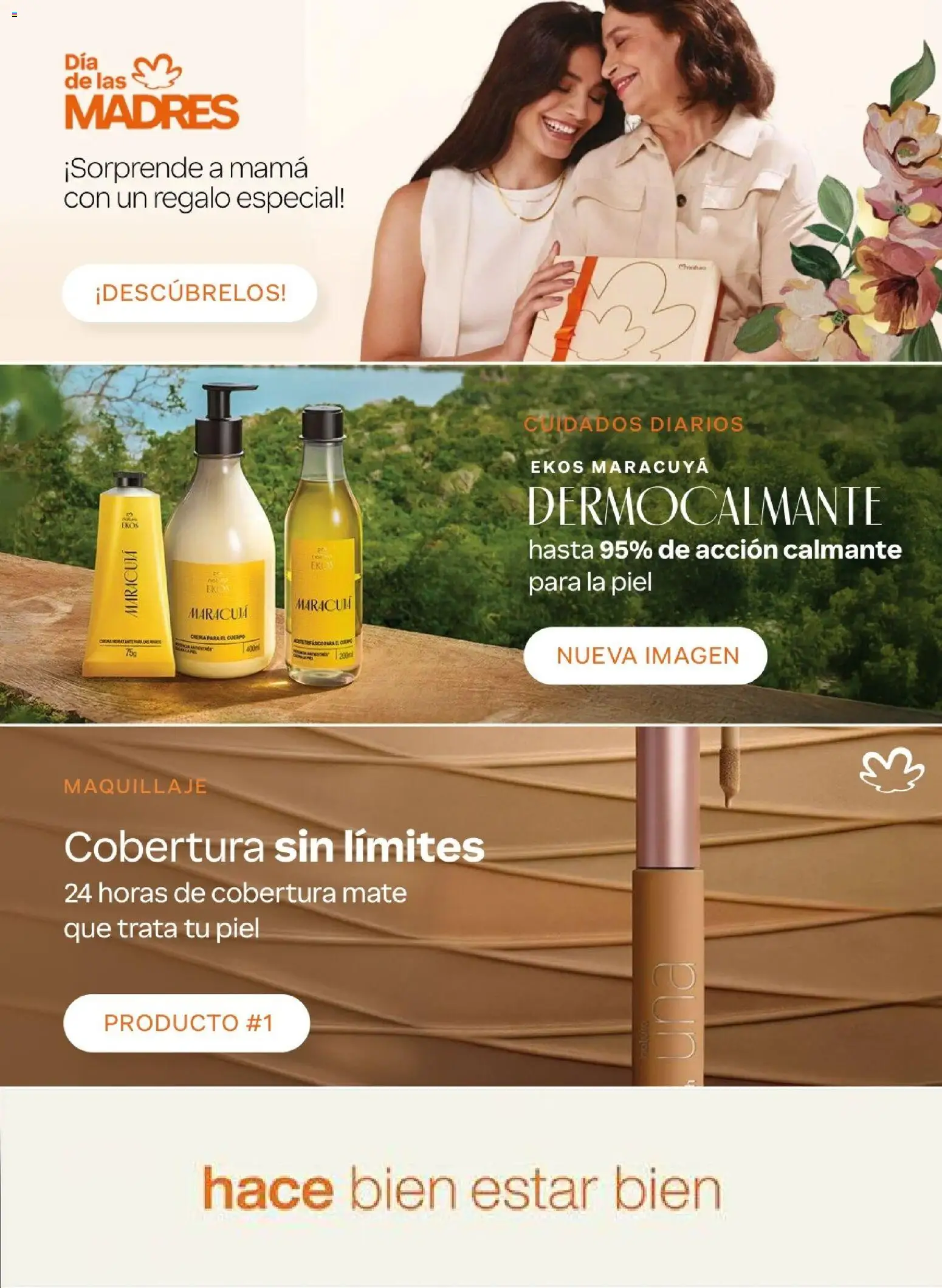 Catálogo Natura válido desde 10.03.2026 | Página: 3 | Productos: Crema para el cuerpo, Crema, Maquillaje