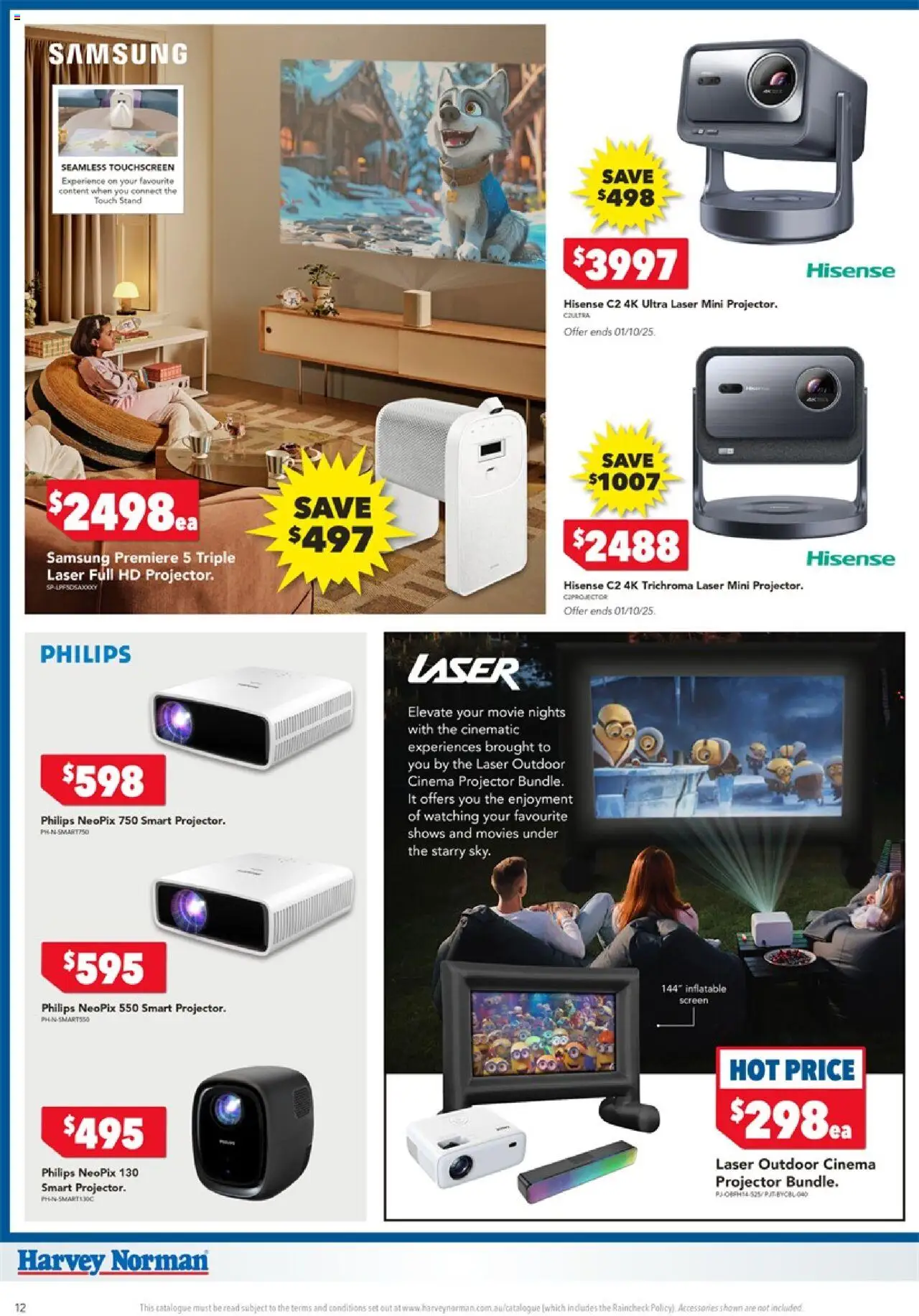 Harvey Norman catalogue - valid from 25.09.2025 | Page: 12 | Products: Accessories, Projector, Screen