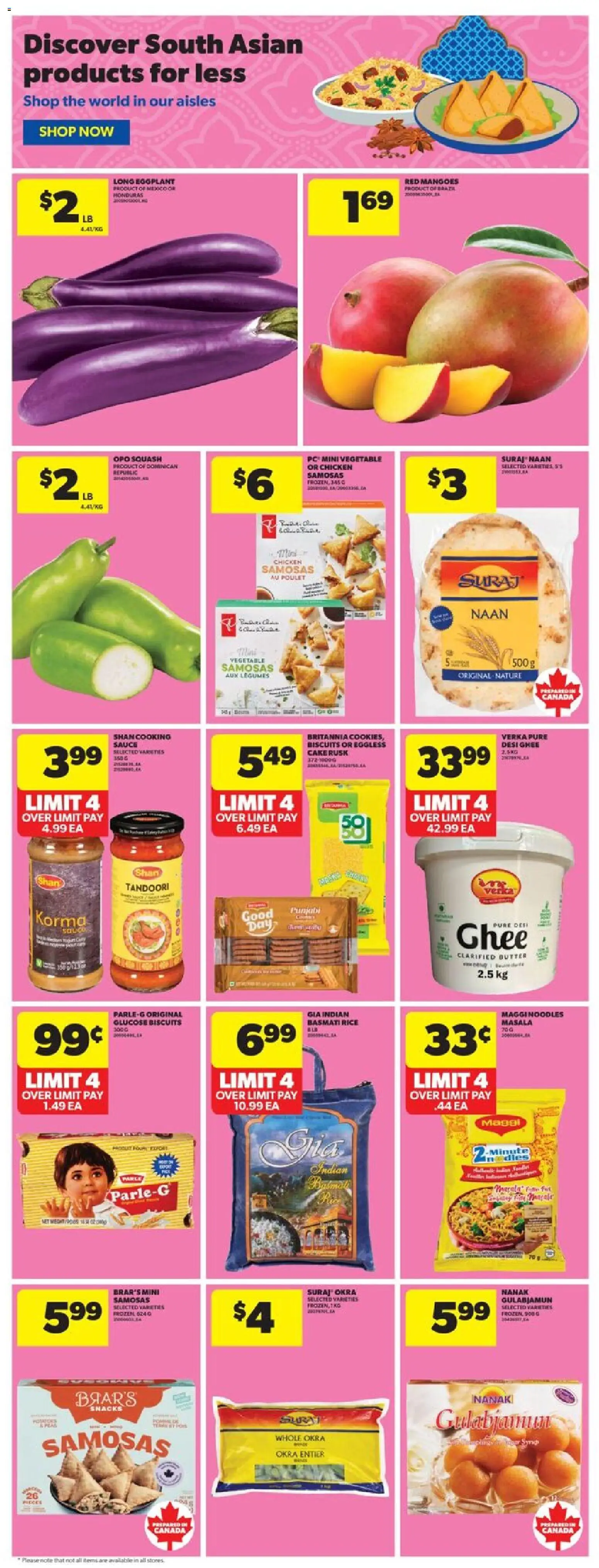 Real Canadian Superstore flyer valid from 23.10.2025 | Page: 15 | Products: Rice, PC, Chicken