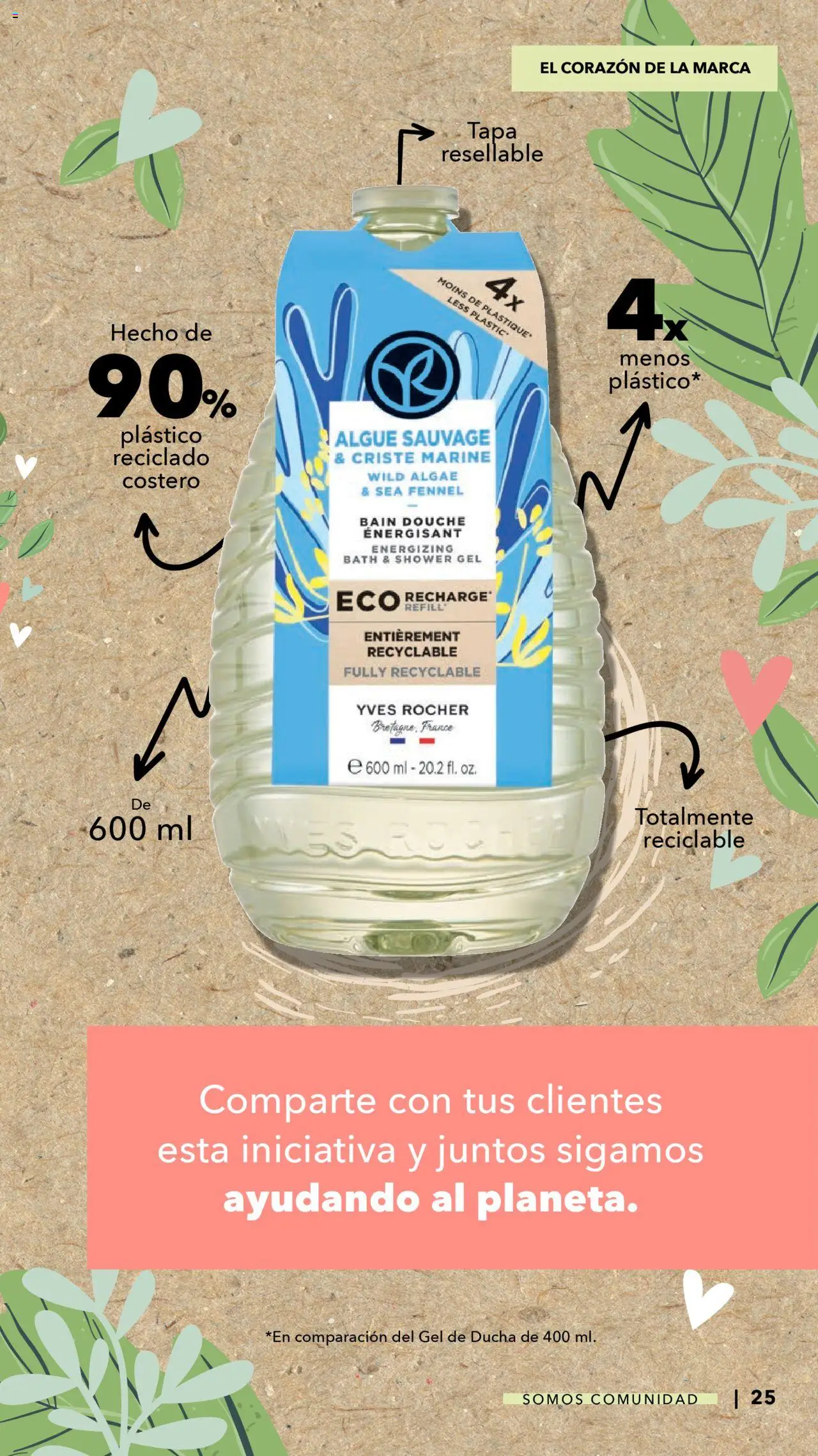 Nuevas ofertas de Yves Rocher válidas en toda la República Mexicana desde el 18.09.2025. ¡Encuentra las mejores ofertas en Yves Rocher - Catálogo Somos Comunidad! | Página: 25 | Productos: Gel de ducha