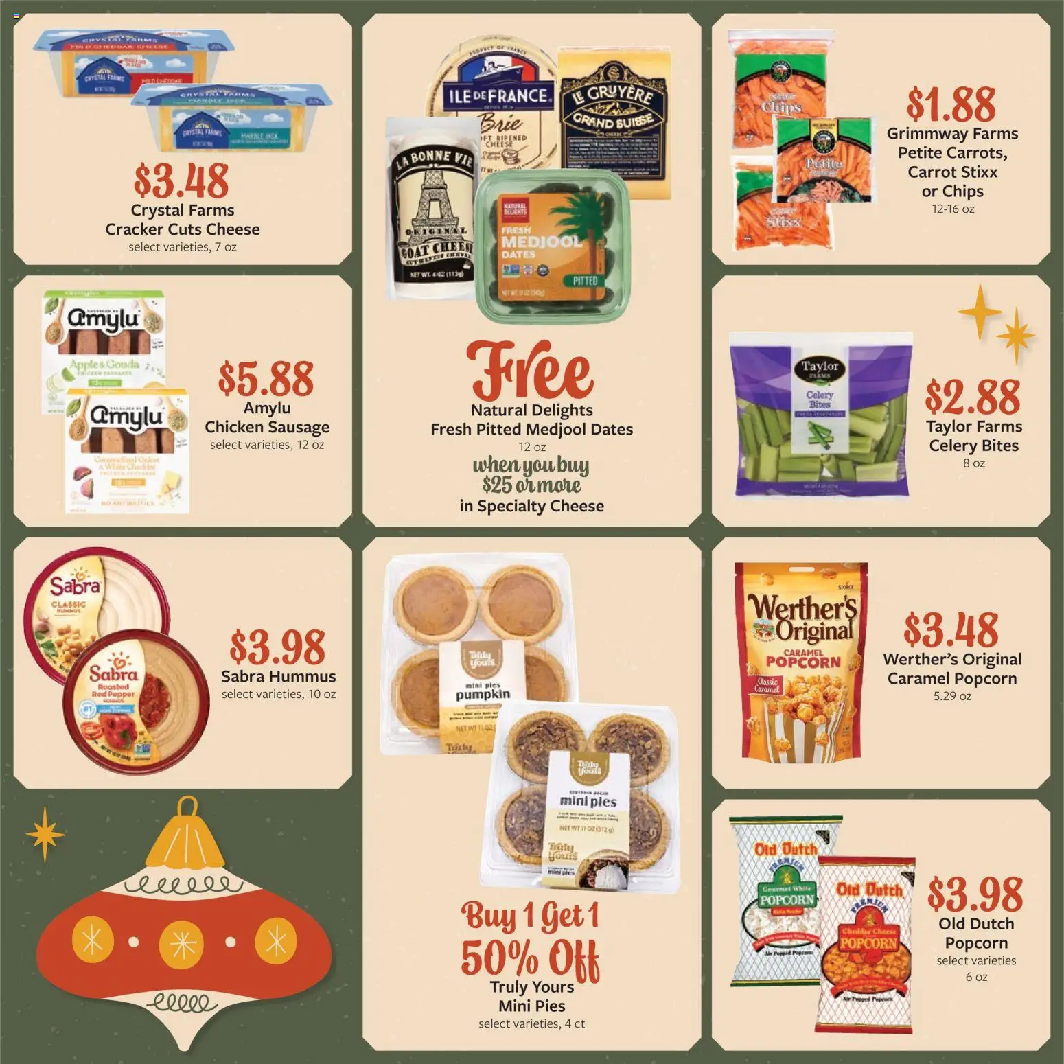 Fareway Monthly Ad - valid from 01.12.2025 | Page: 7 | Products: Medjool Dates, Chips, Carrot, Pepper