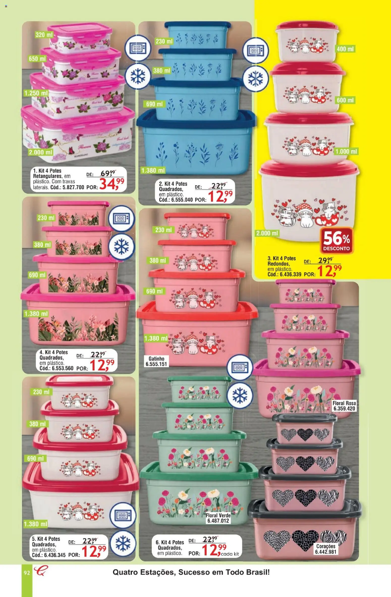 Quatro Estações Folheto - válido de 01.02.2026 | Página: 88 | Produtos: Potes