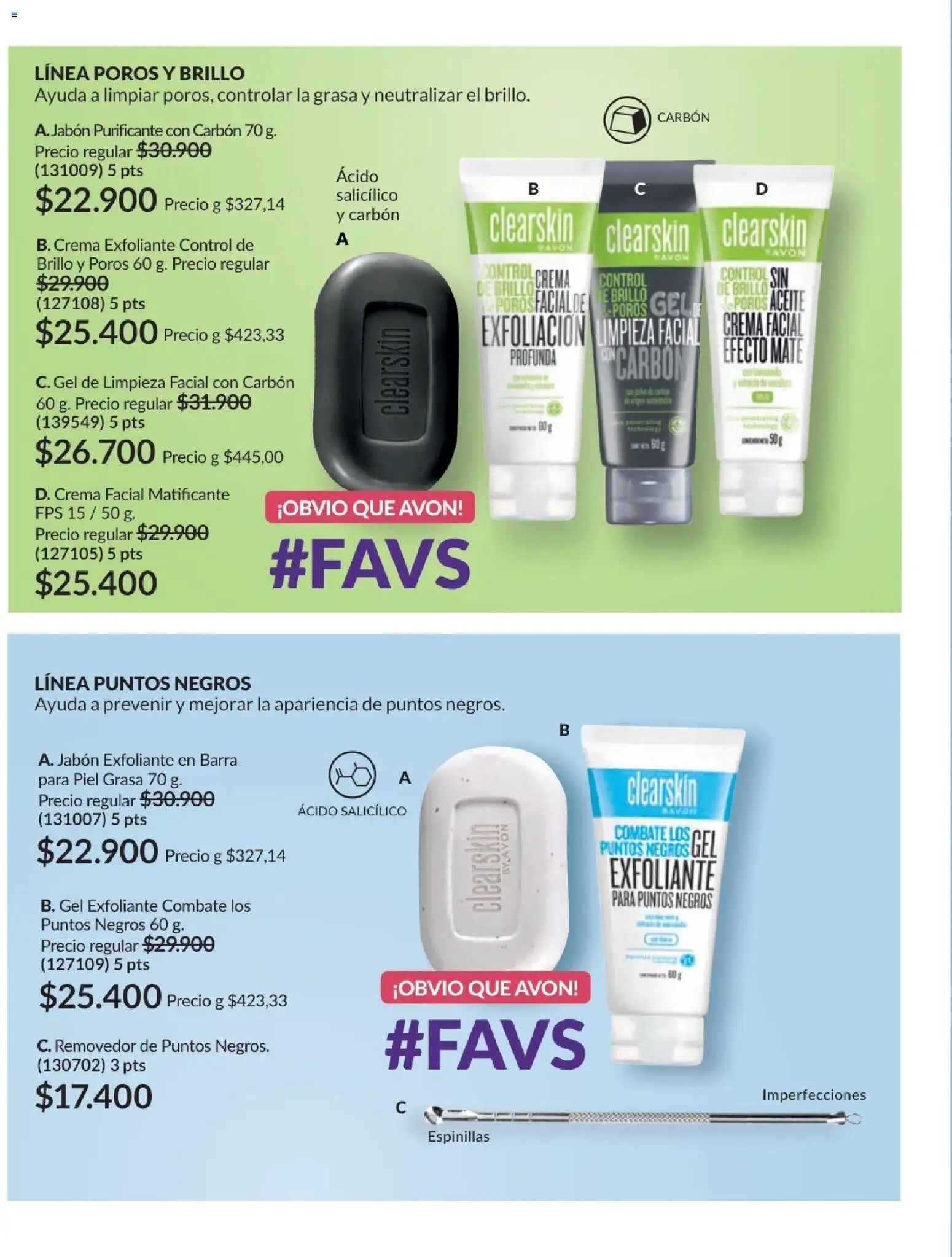 Avon revista - valida desde el 01.12.2025 | Página: 115 | Productos: Crema, Brillo, Jabón, Aceite